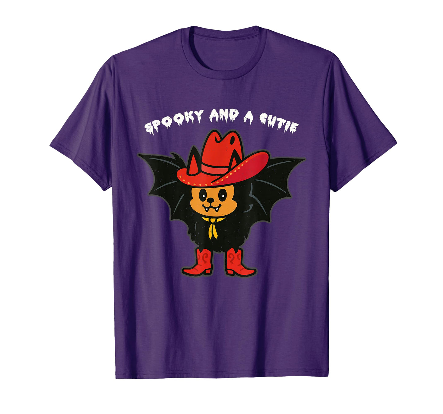 Spooky and Cutie Bat Halloween Cute Toddler Boys Girls Kids T-Shirt