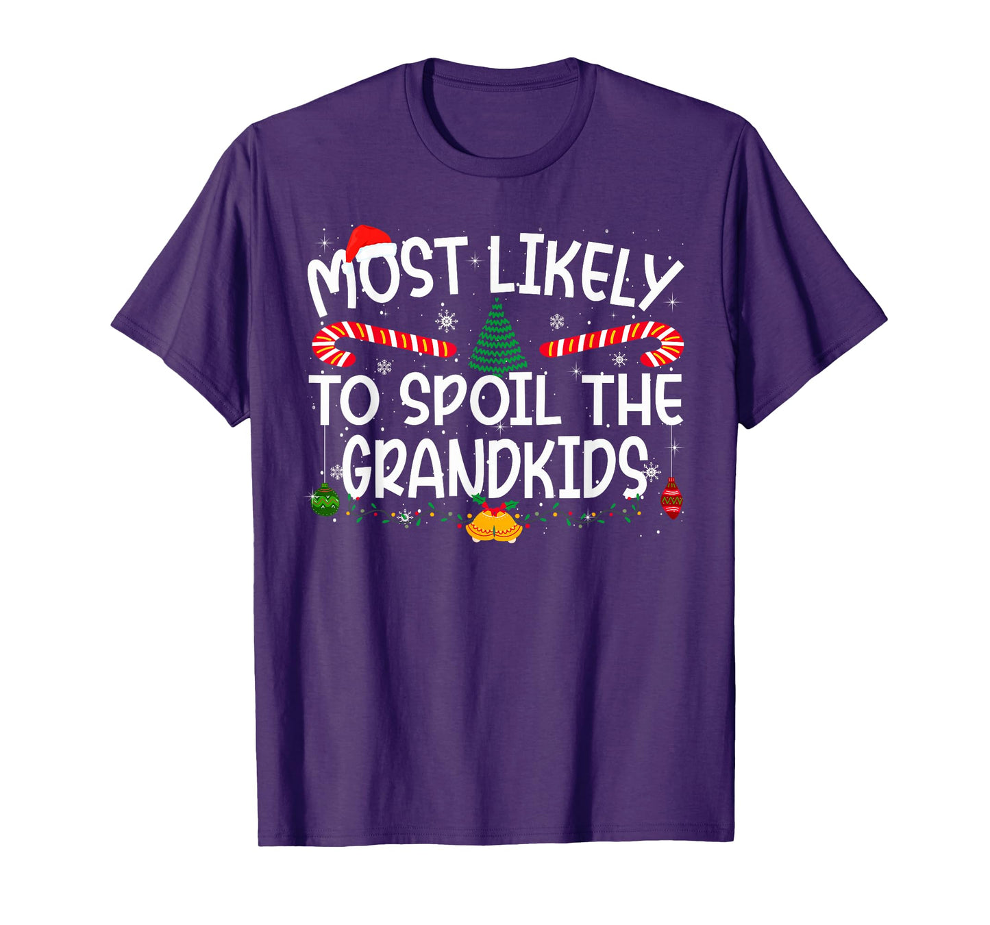 Family Matching Xmas Most Likely to Spoil The Grandkids T-Shirt