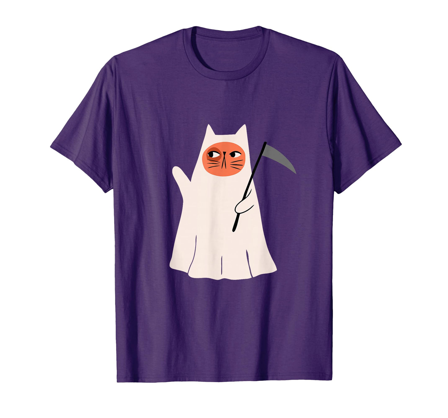 Cat Scary Halloween Women Men Kids T-Shirt