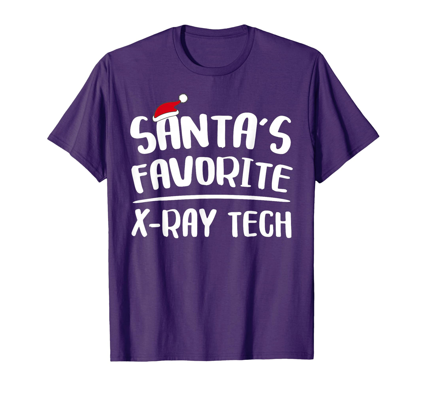 Santa's Favorite X-Ray Tech Shirt Men Women Kids Christmas T-Shirt