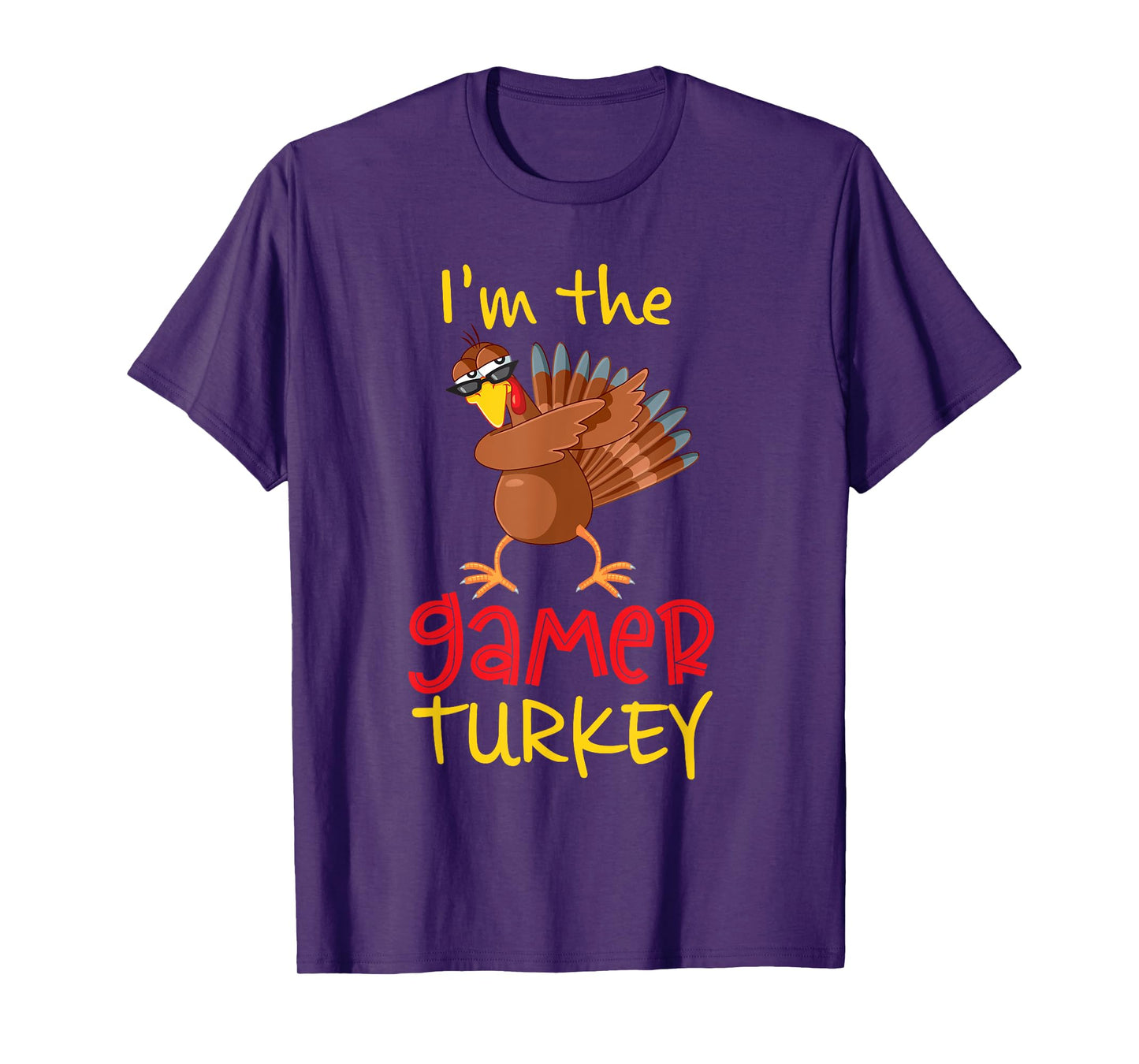 Funny Gamer Turkey Matching Family Group Thanksgiving Party T-Shirt