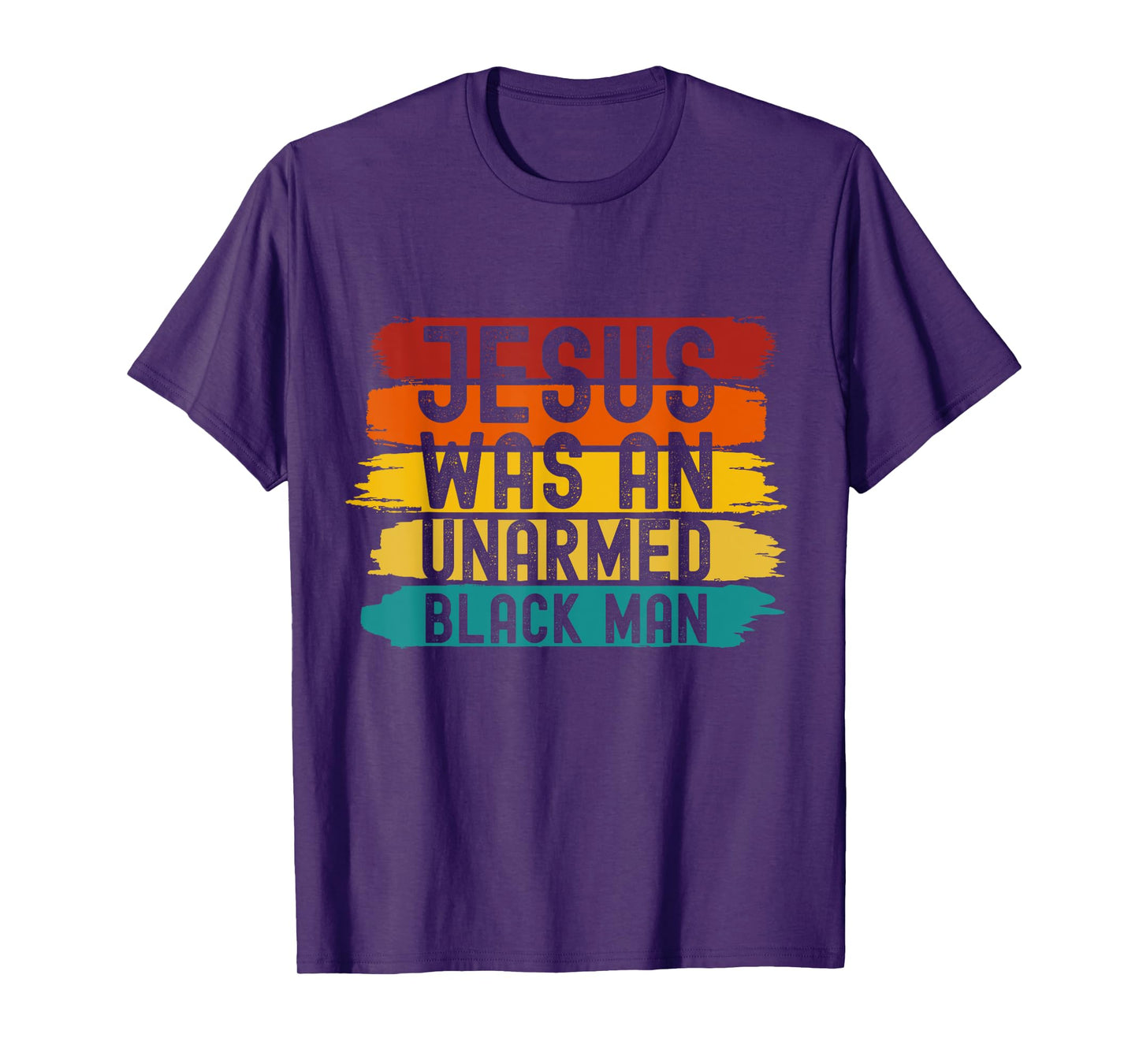 Jesus Was An Unarmed Black Man Retro Vintage Christian Lover T-Shirt