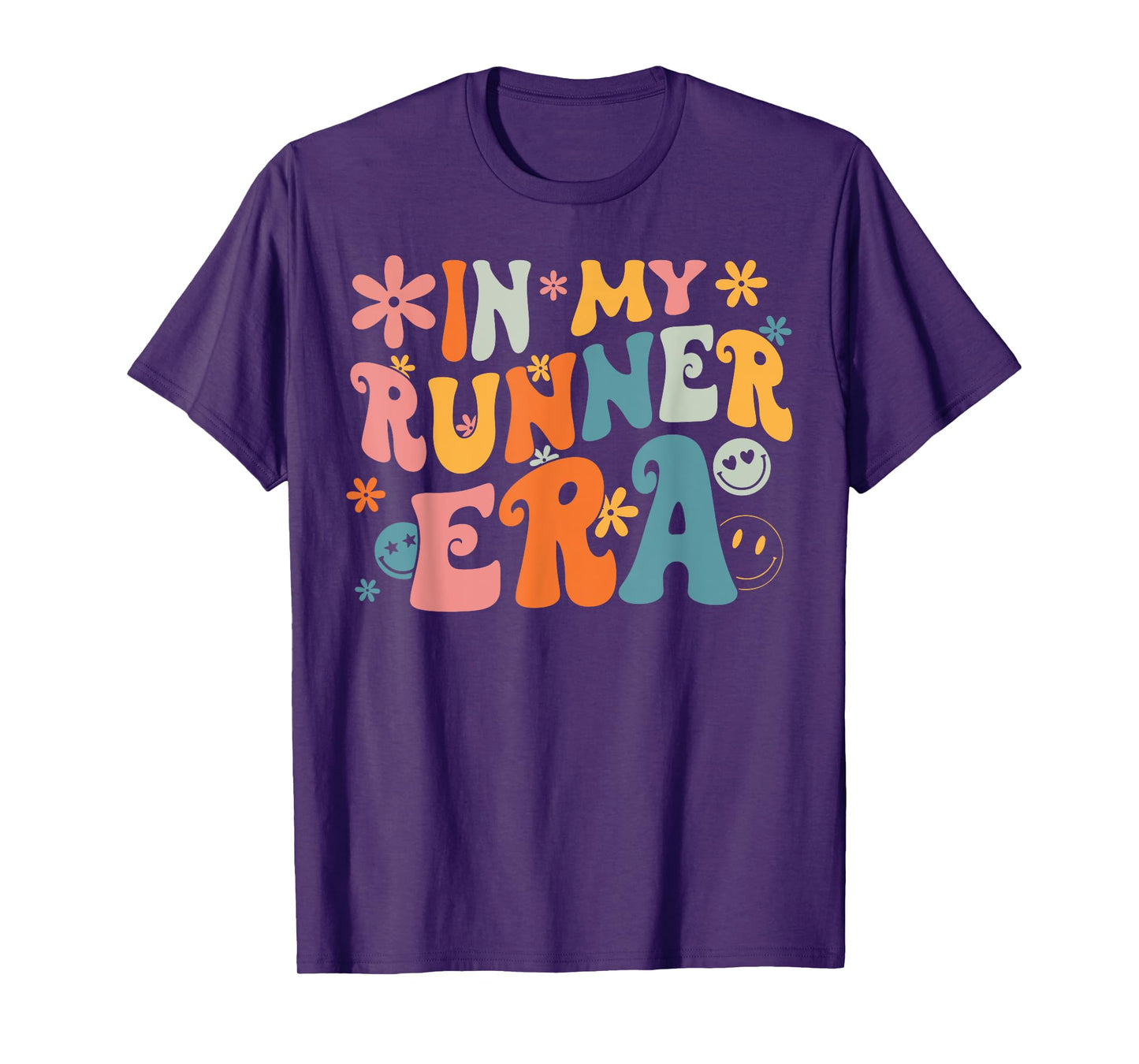 In My Runner Era Groovy Retro Women Running Lover Runner T-Shirt