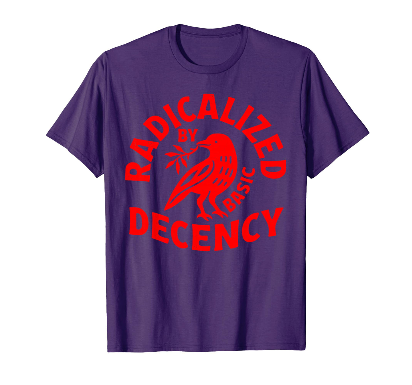 Vintage Radicalized by Basic Decency Crow Floral T-Shirt