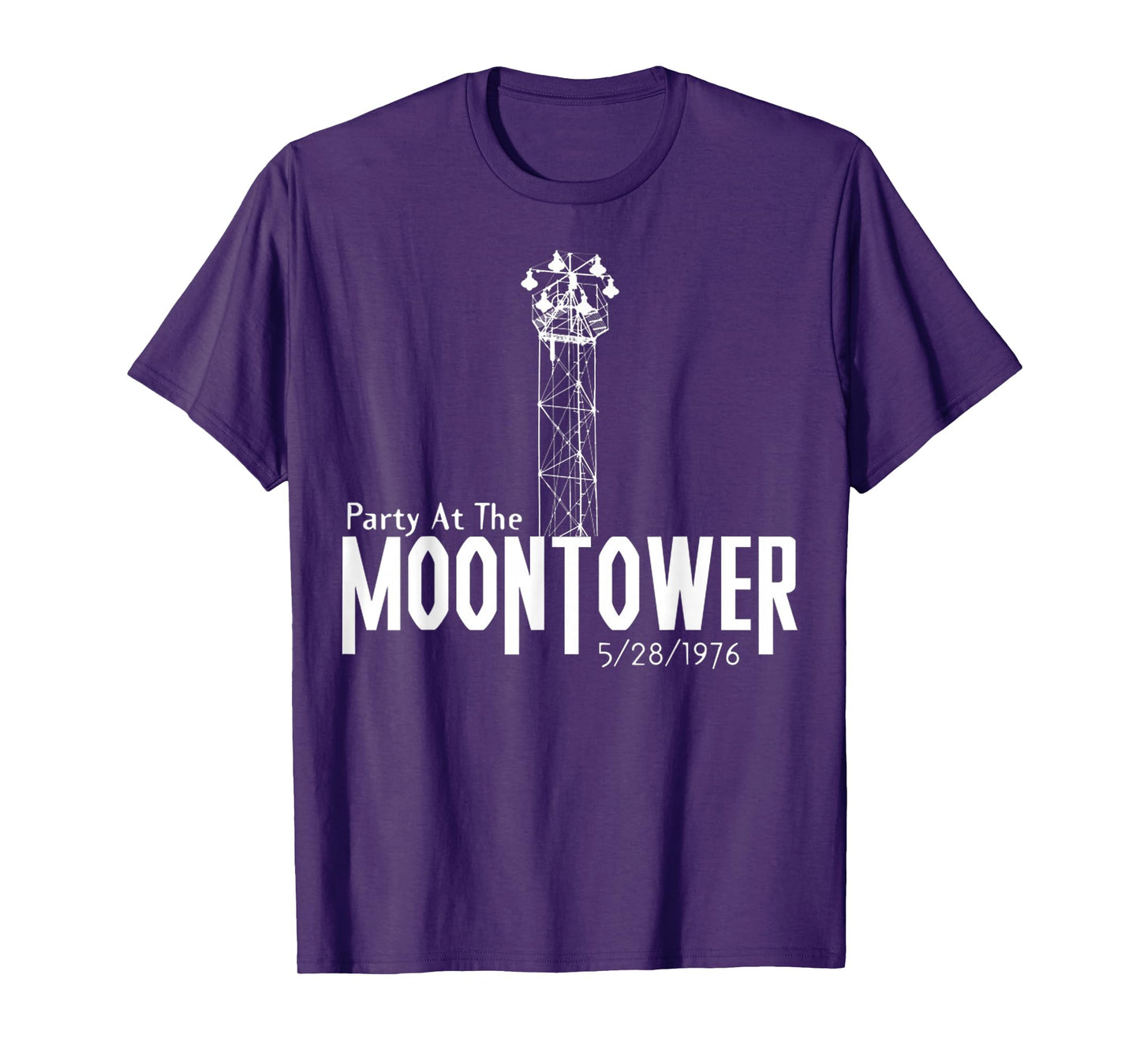 Party At The Moon Tower Funny Cool Vintage Party Classic 90s T-Shirt