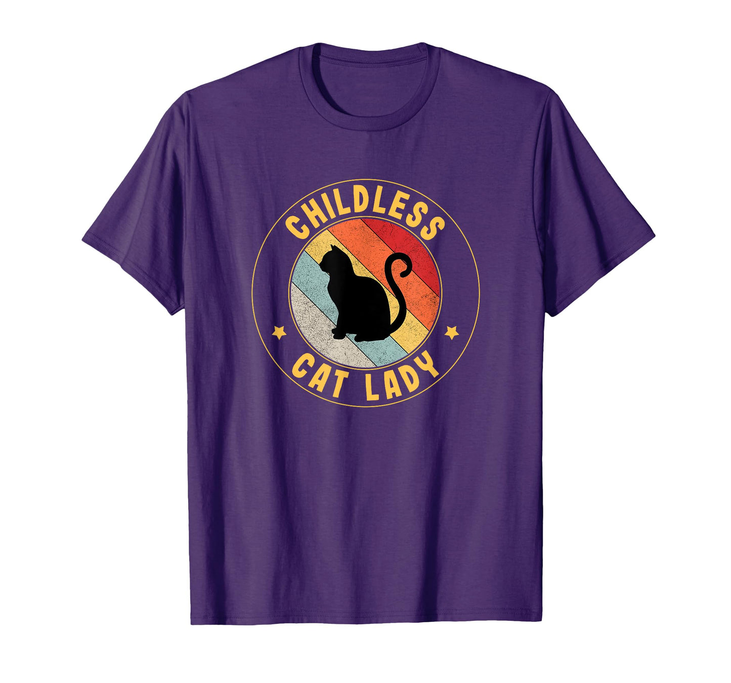 Vintage Childless Cat Lady T-Shirt
