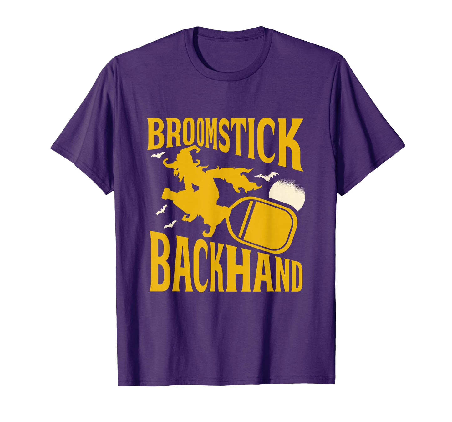 Broomstick Backhand - Funny Witch Player Costume T-Shirt