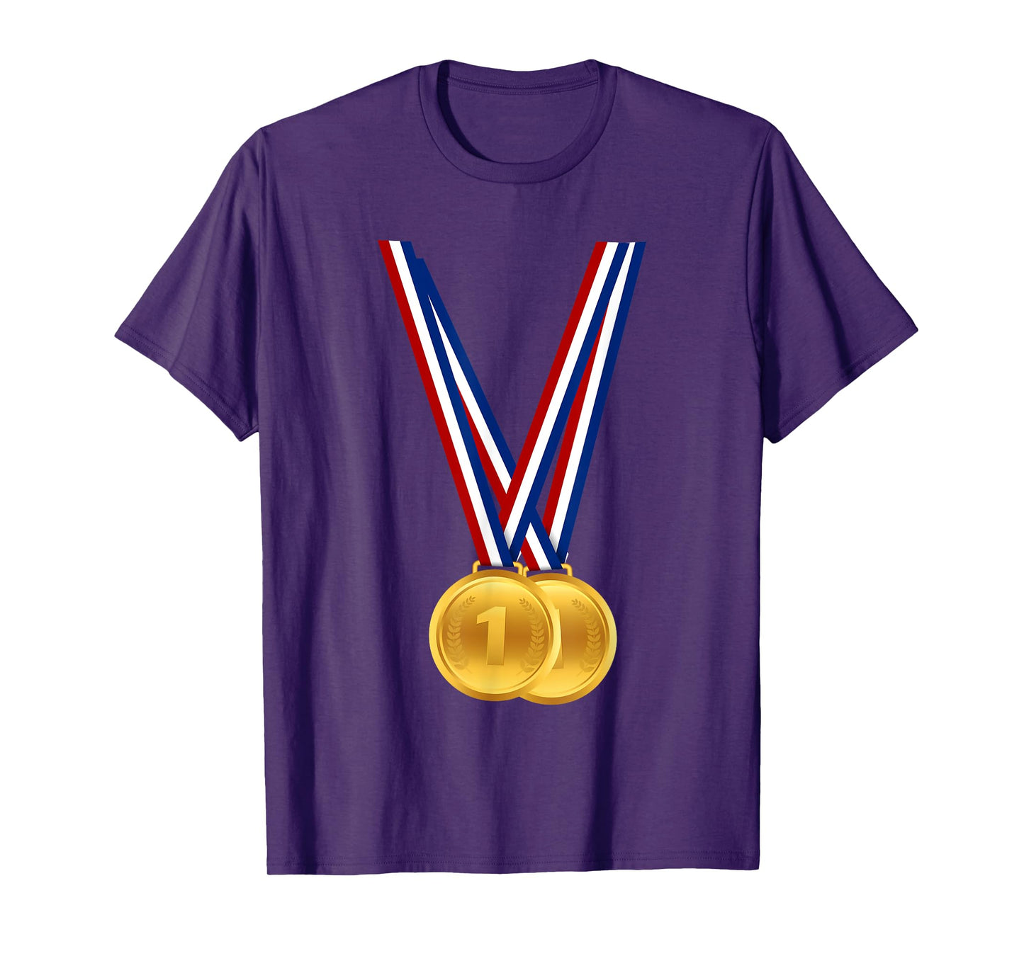 Gold Medals Funny Winners And Champions Gift Birthday T-Shirt