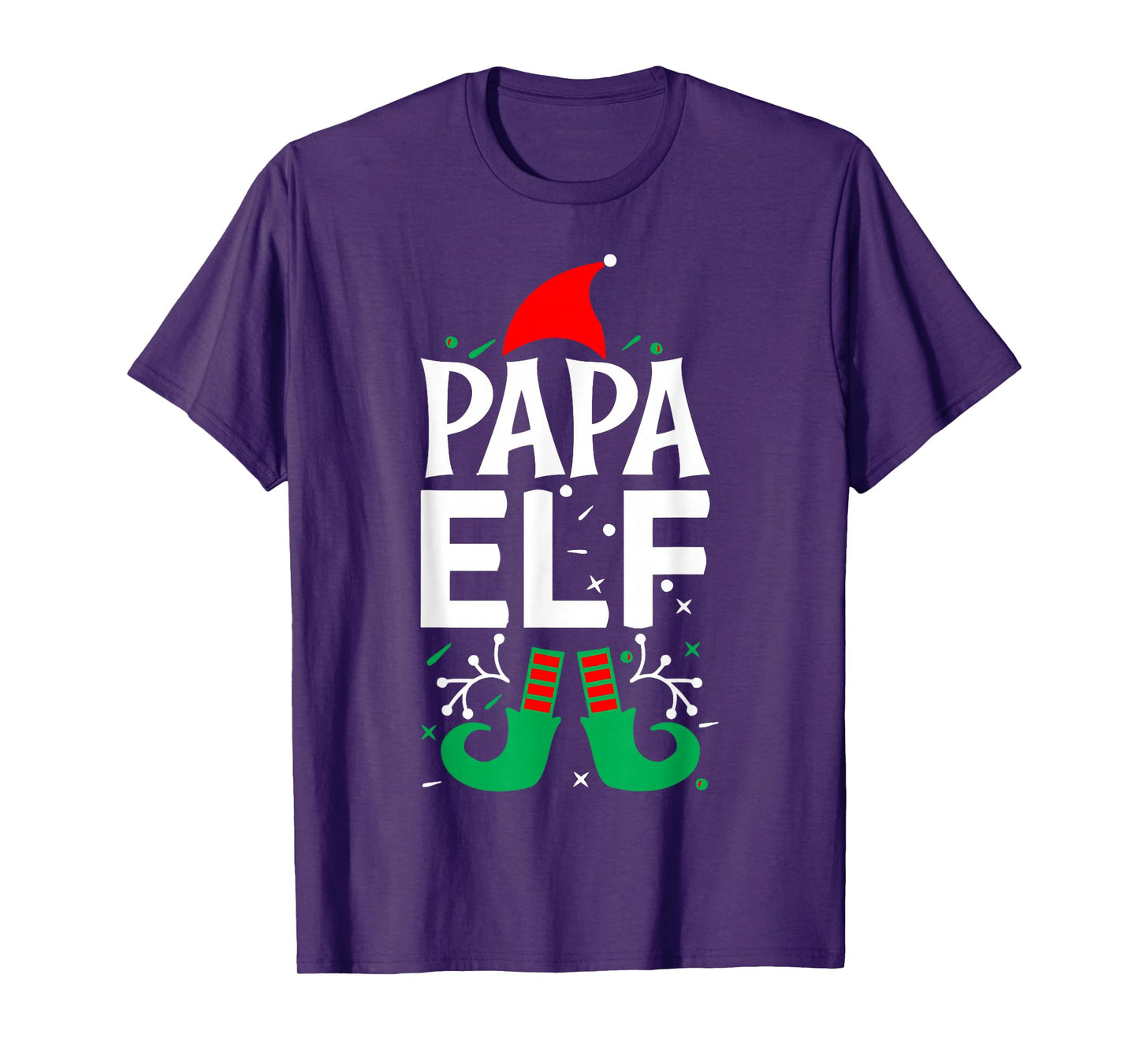 Papa Elf -Dad Father Christmas Xmas Movie Santa Costume Gift T-Shirt