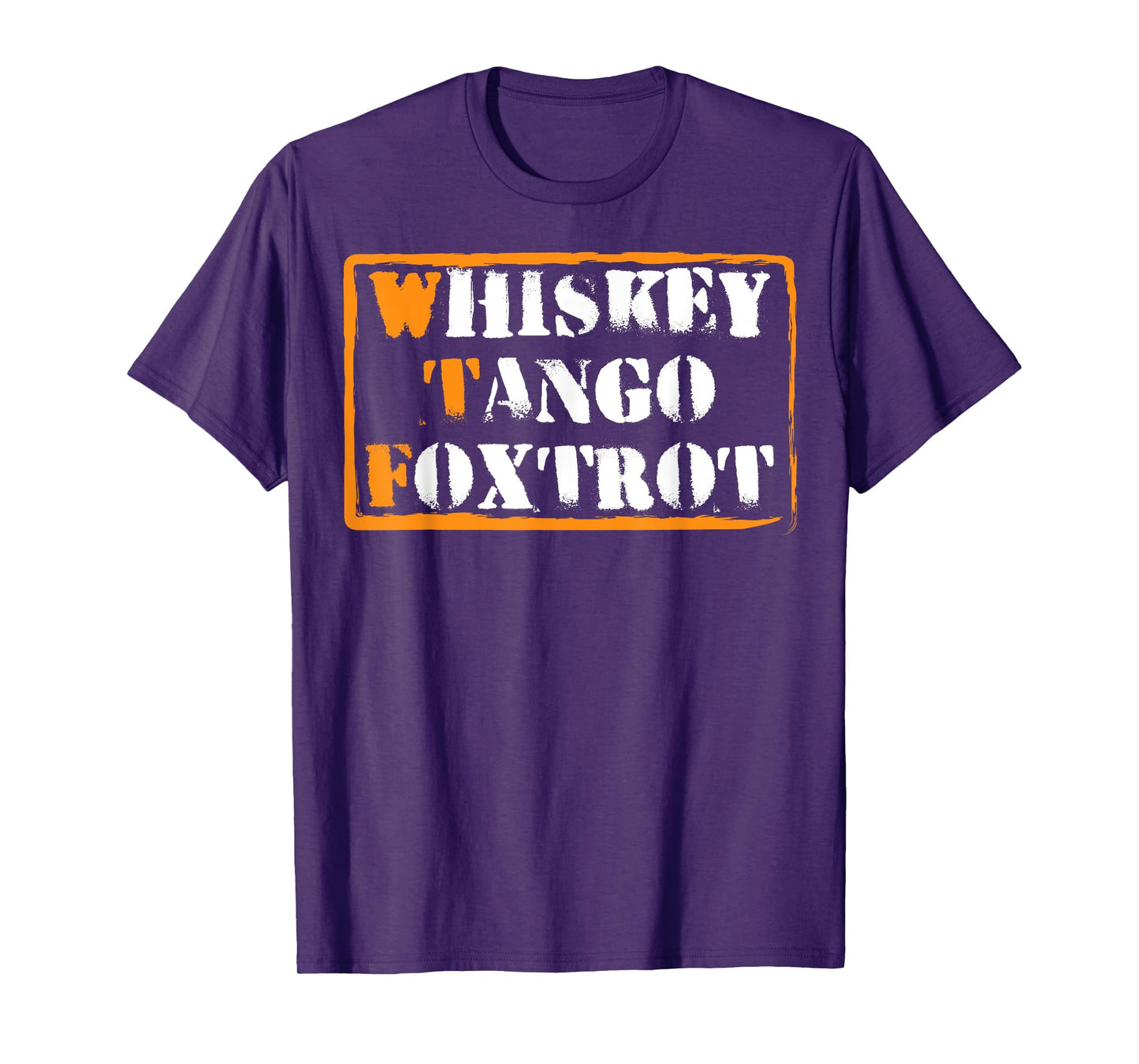 Whiskey Tango Foxtrot WTF Badge Sign T-shirt