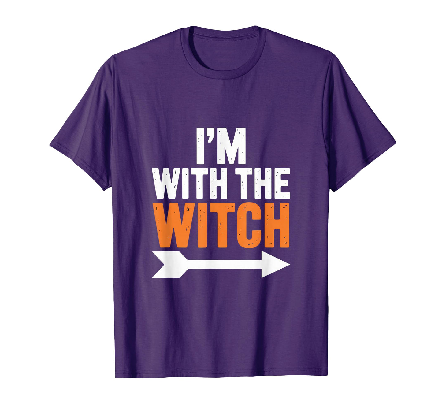 I'm with The Witch Funny Halloween Partner Costume Party T-Shirt