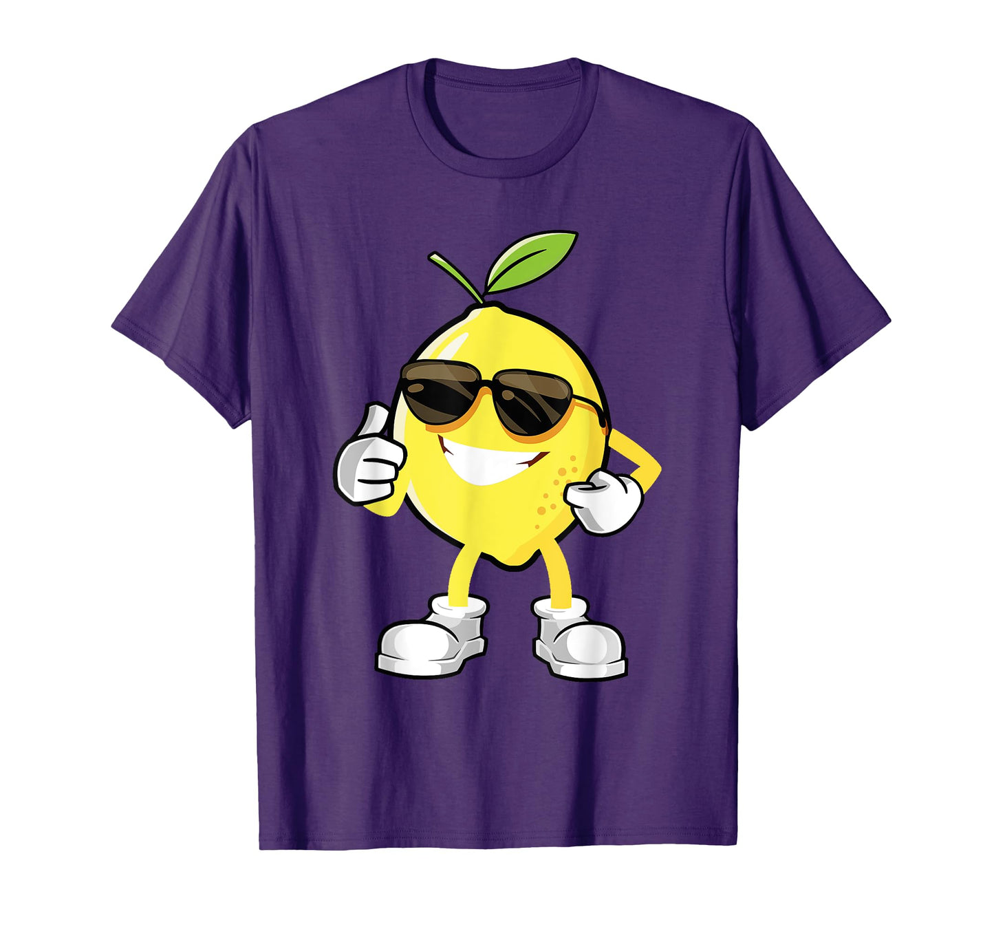 Happy Lemon Halloween Costume Team Fun Lemon Sunglusses T-Shirt