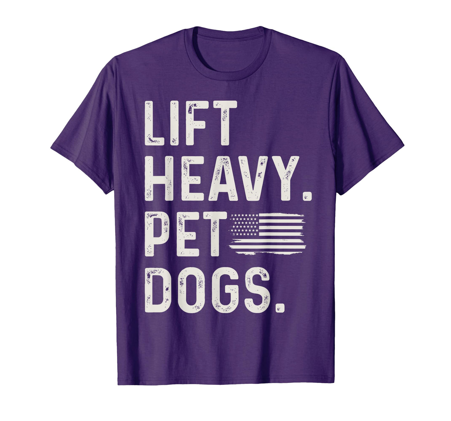 Lift Heavy Pet Dogs Weightlifting Bodybuilding Fitness Funny T-Shirt