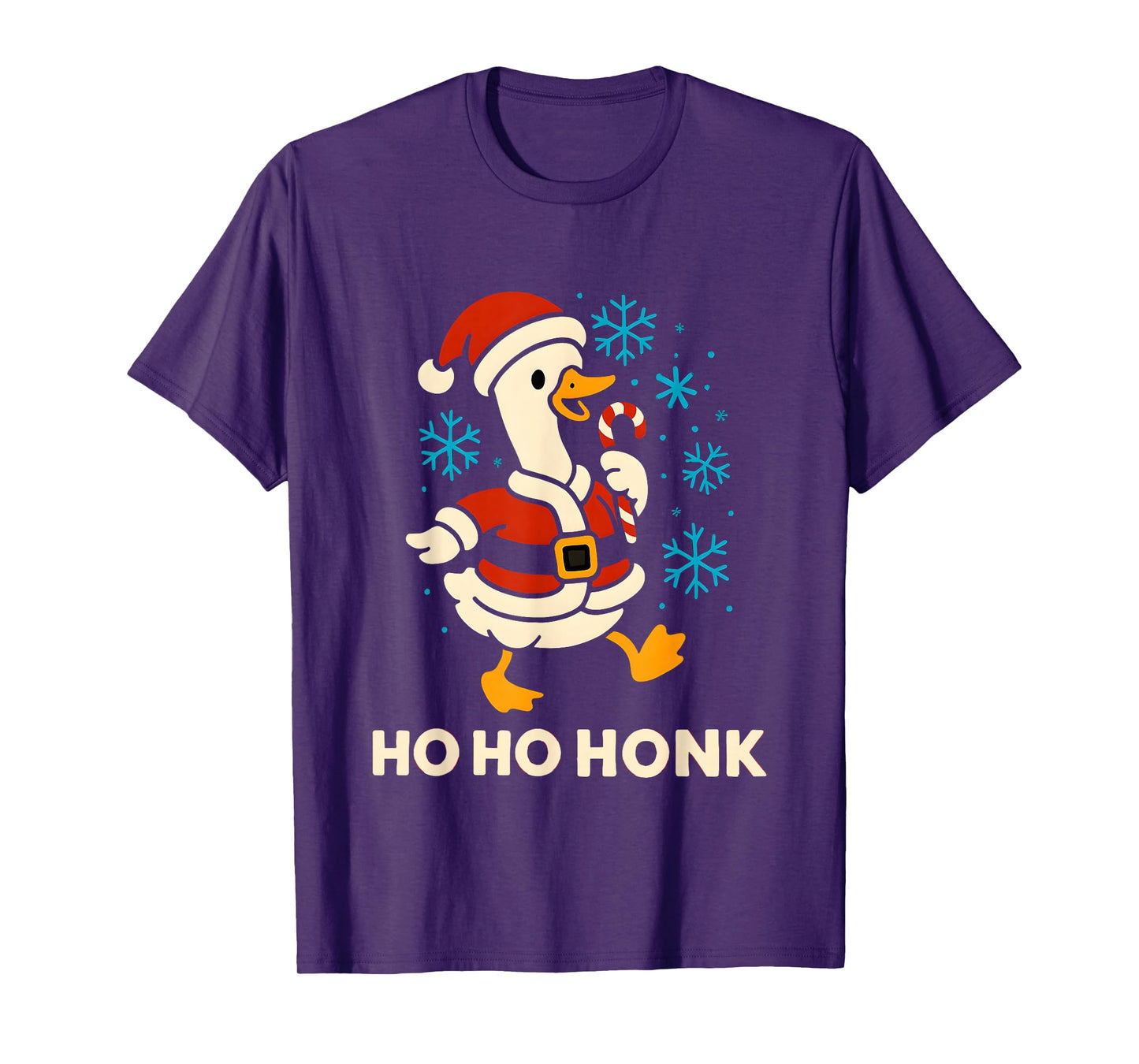 Ho Ho Honk Silly Goose Christmas Funny Meme Women Men Kids T-Shirt