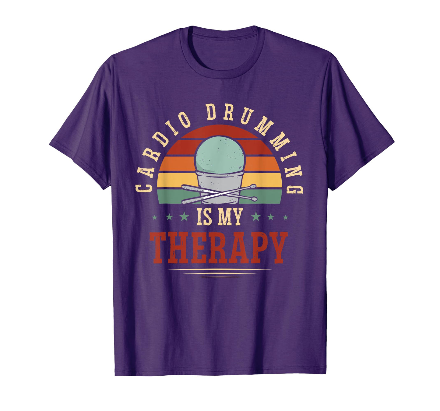 Cardio Drumming Is My Therapy Gym Fitness Class Workout T-Shirt