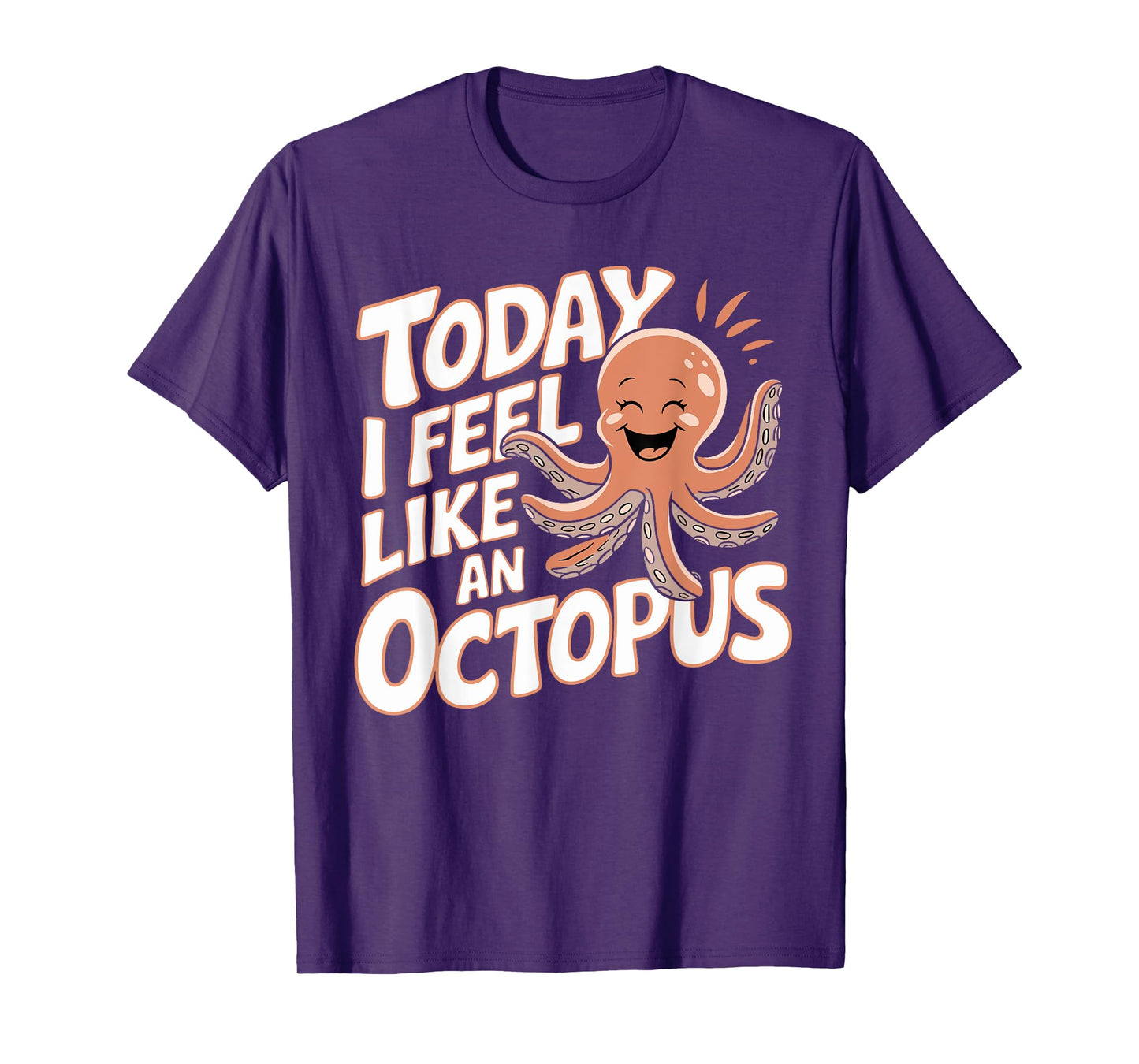Today I feel like an Octopus Tshirt for Child Kids Octopus T-Shirt