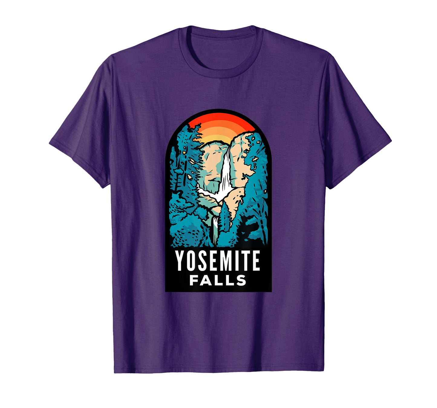 Yosemite Falls Retro T-Shirt