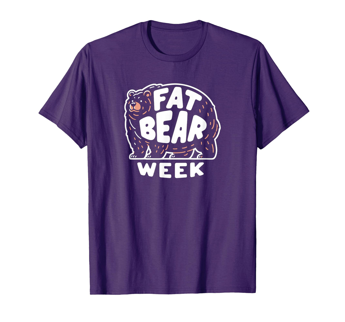 Vintage Fat Bear Week Funny Bear Lover Meme Animal T-Shirt