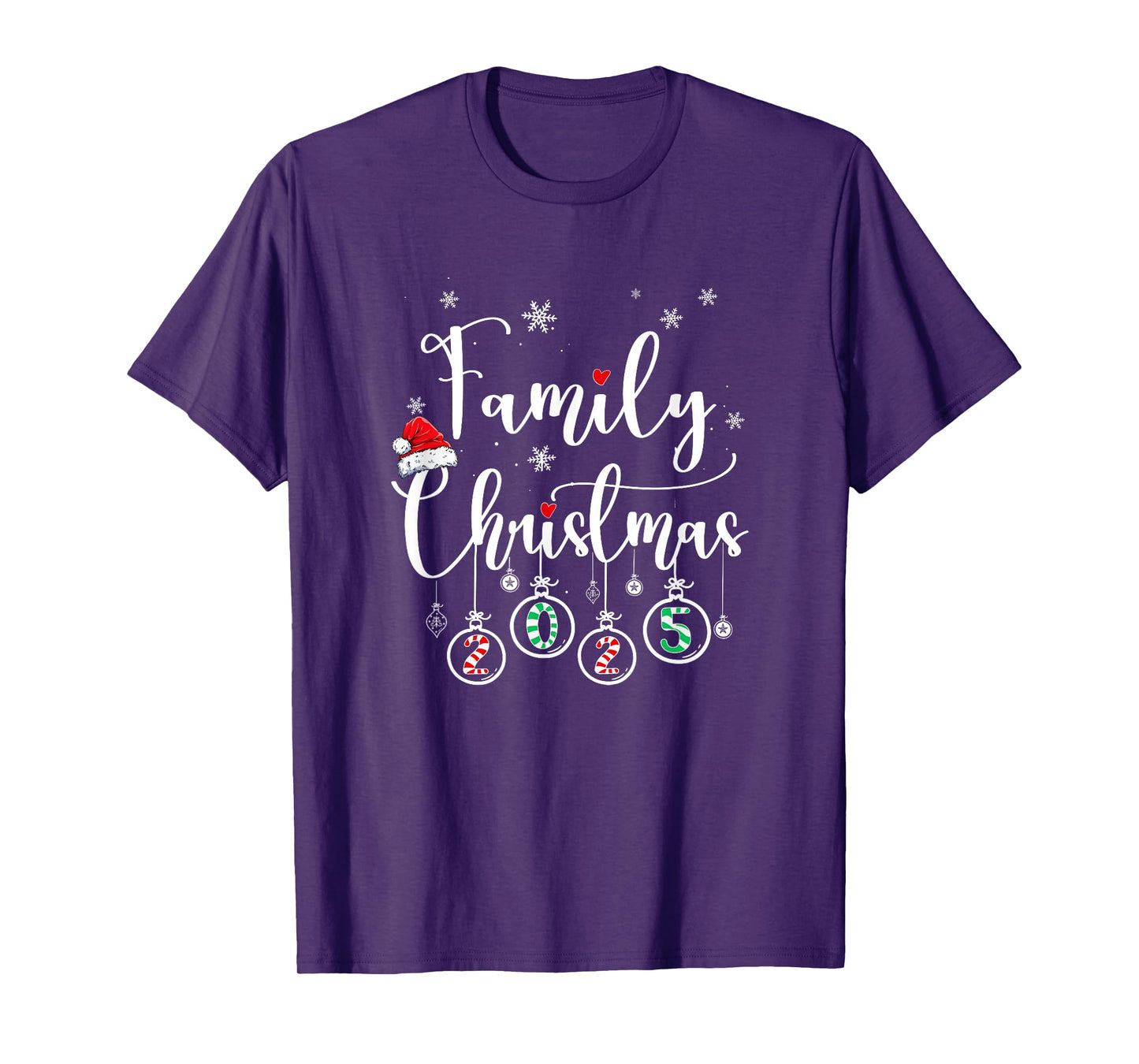 Christmas Family 2025 Cute Matching Outfit Xmas Squad T-Shirt