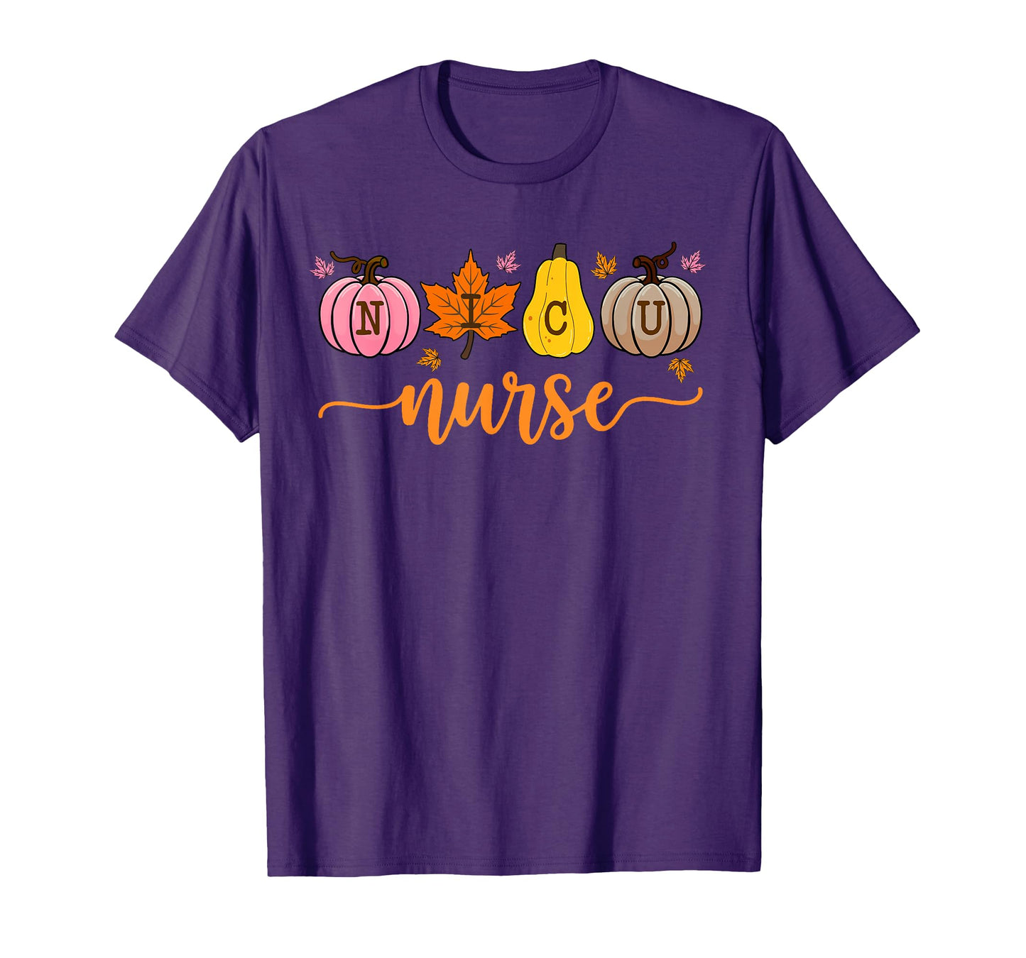 NICU Nurse Halloween Spooky Pumpkin Neonatal Intensive Care T-Shirt