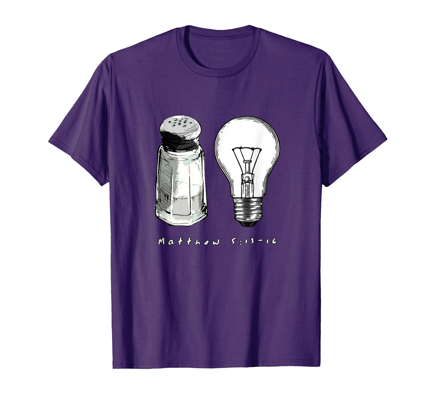 Funny Salt and Light Christian Bible Verse Tee T-Shirt