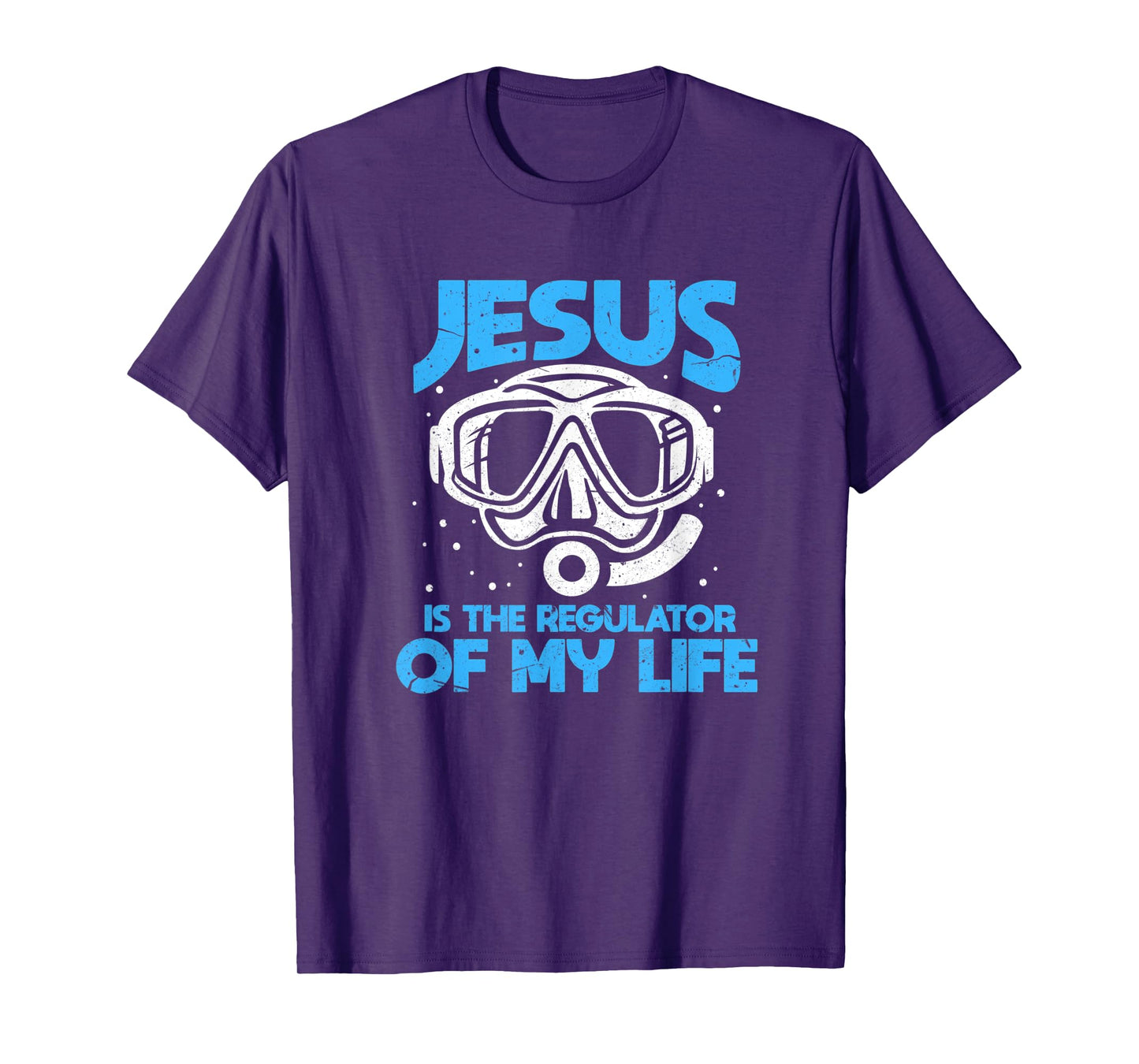 Jesus Regulator Diving Ocean Freediving Sea Apnea Dive Gift T-Shirt