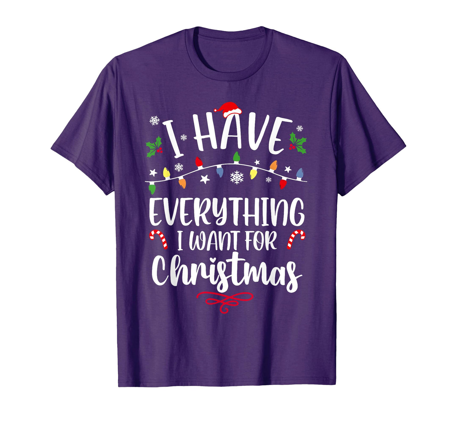 I Have Everything I Want for Christmas Its Me I'm Everything T-Shirt
