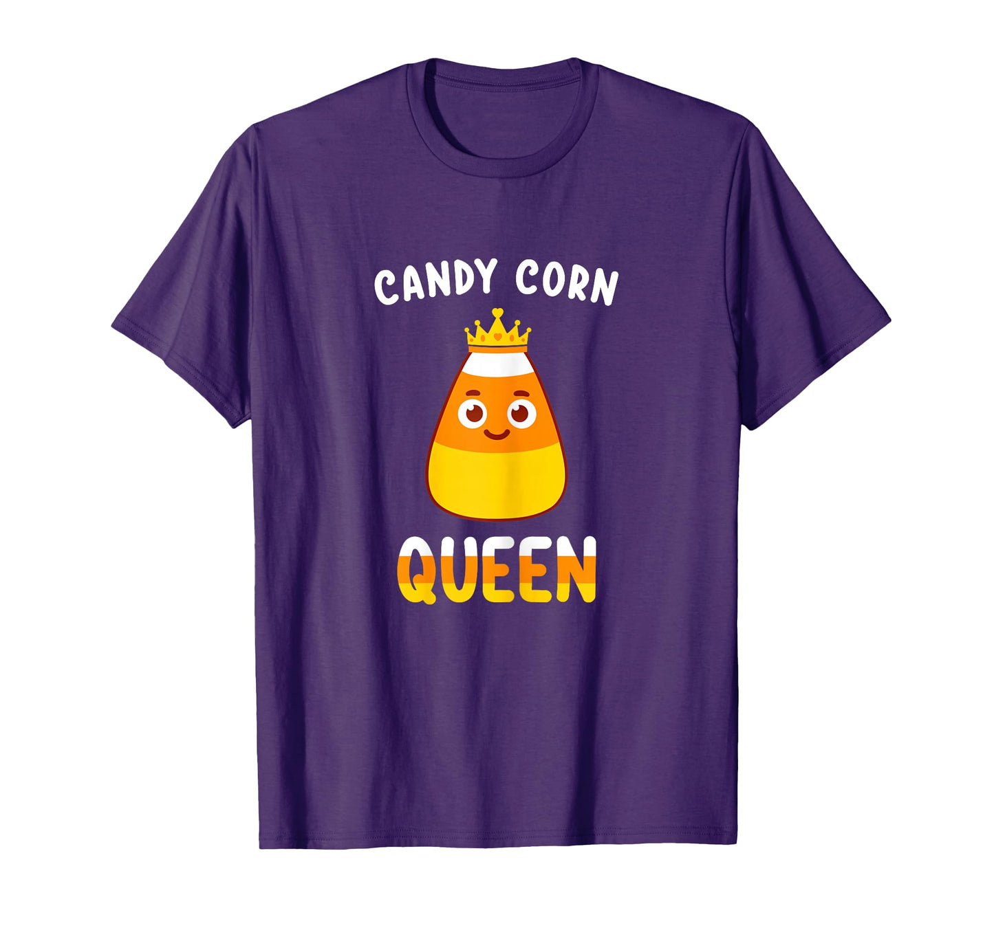 Candy Corn Queen Cute Halloween Kawaii Crown for Girls Kids T-Shirt