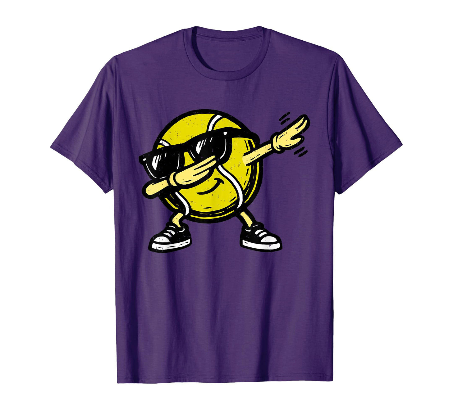 Dabbing Tennis Ball Funny Sport Player Dab Dance Racket Game T-Shirt