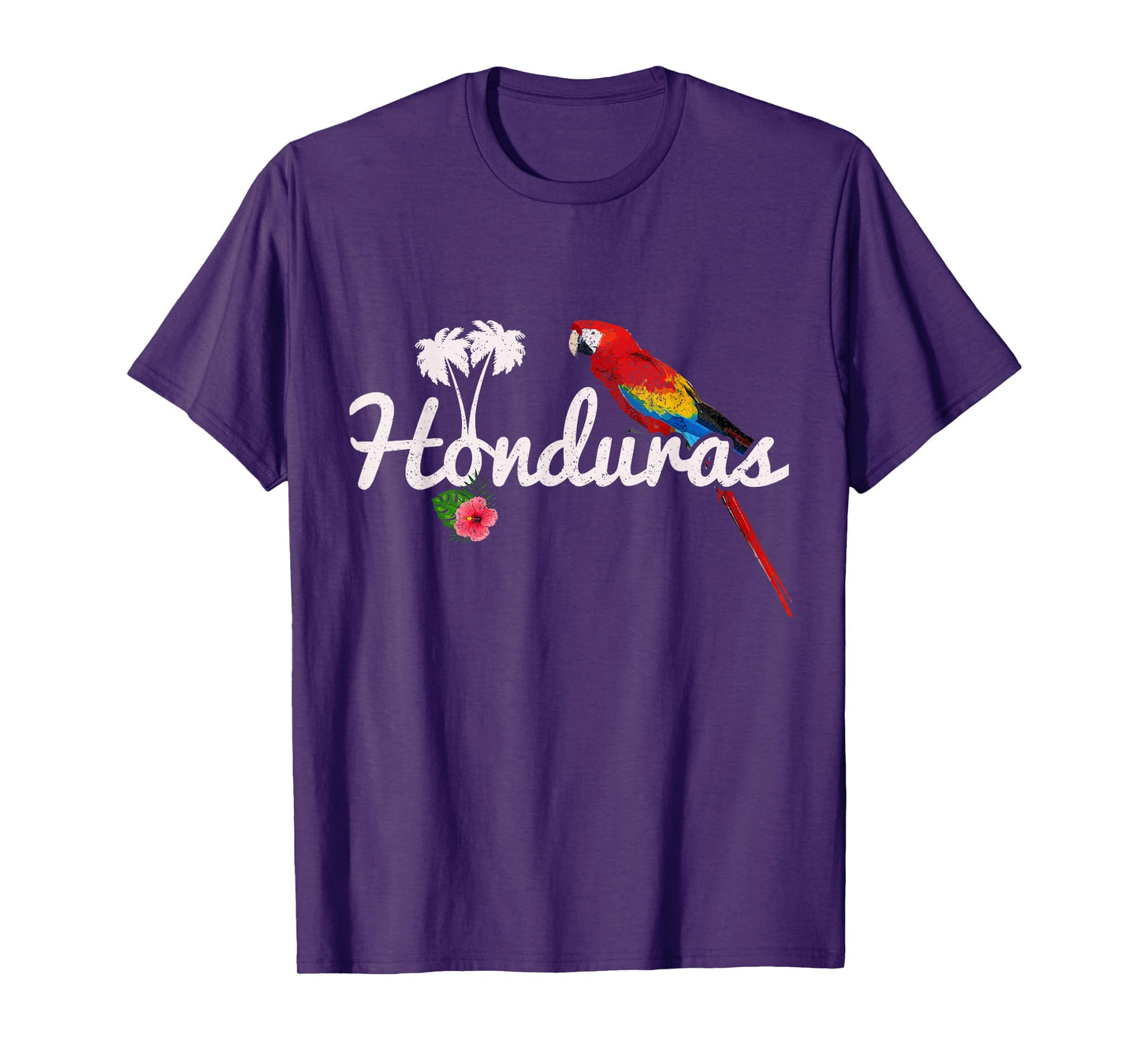 Honduras Parrot Macaw Vintage Pride Honduran Souvenir T-Shirt