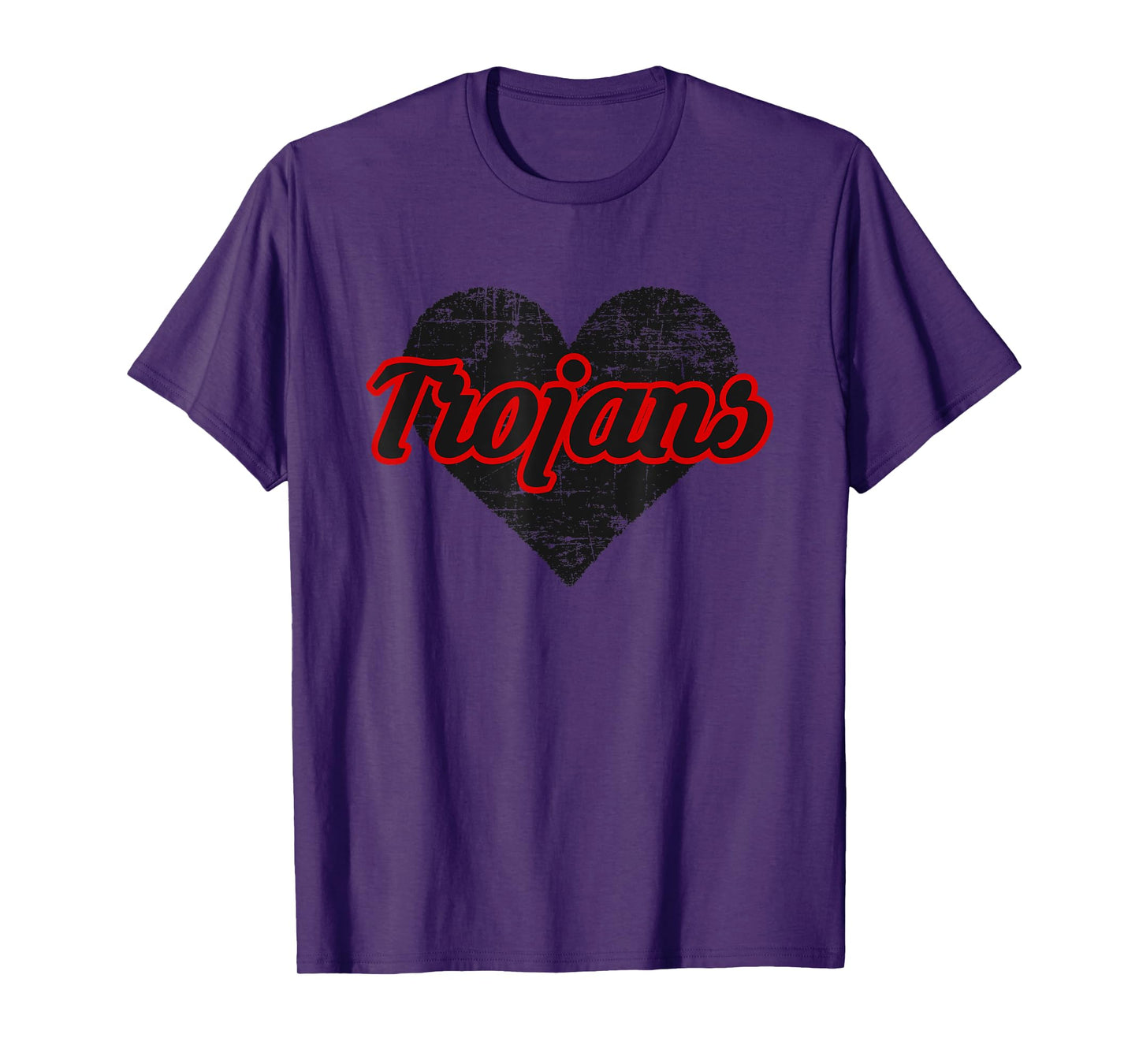 Muscle Shoals Trojans Over Heart T-Shirt