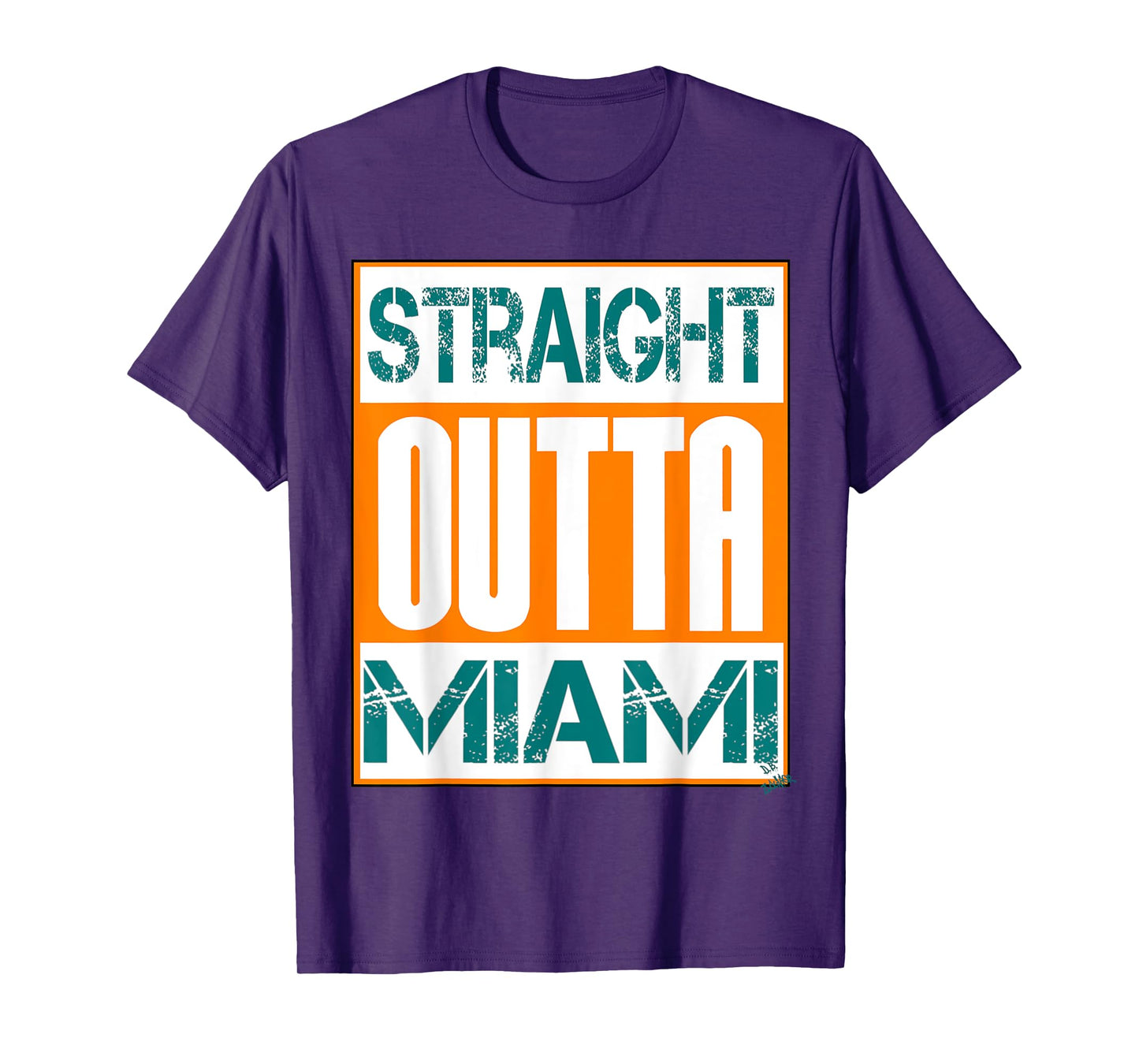 Miami shirt hip hop - city name - straight outta Miami T-Shirt