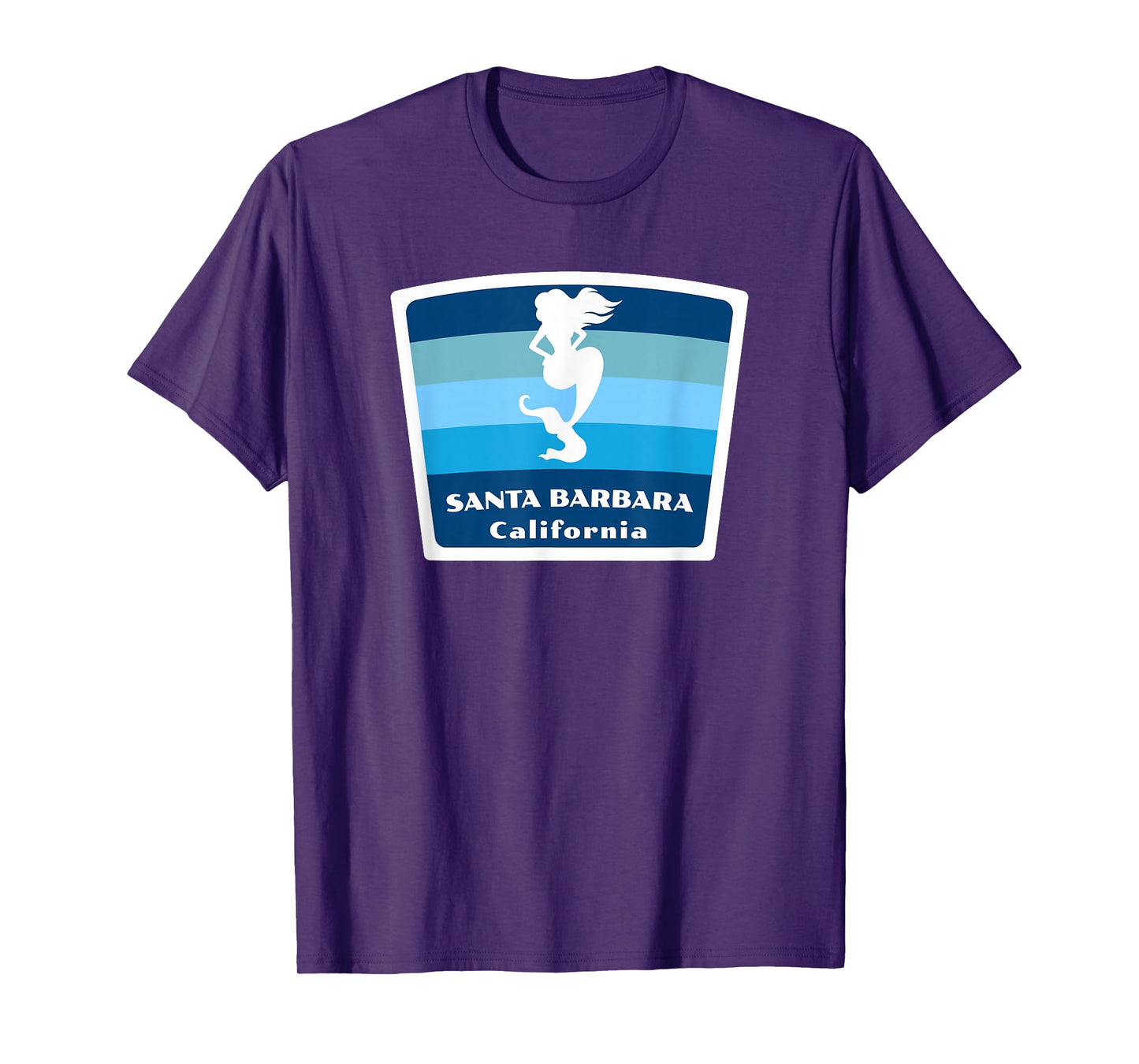 Santa Barbara California CA Mermaid Vacation Souvenir T-Shirt