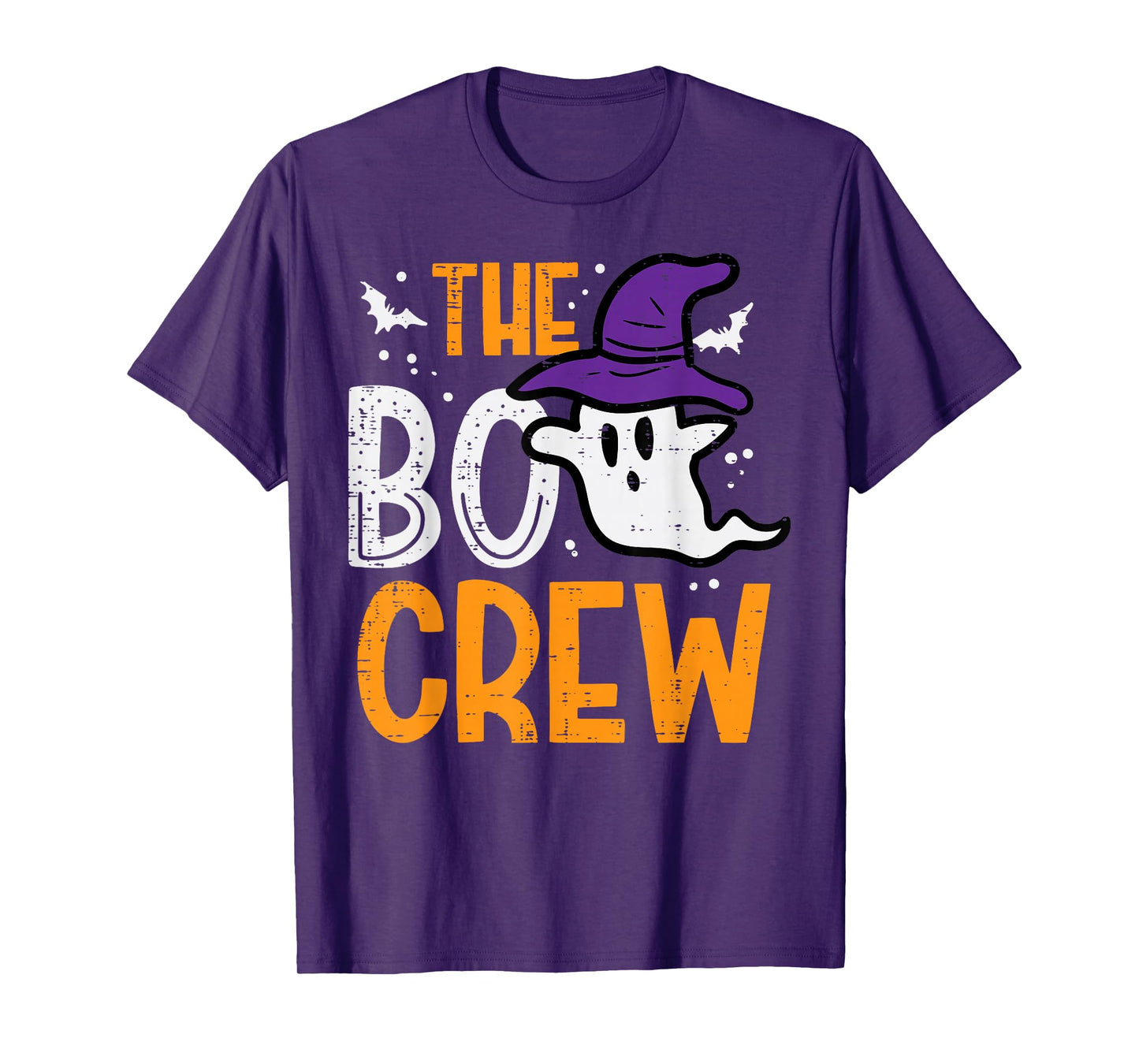 Halloween Ghost The Boo Crew Costume Matching Women Kids Men T-Shirt
