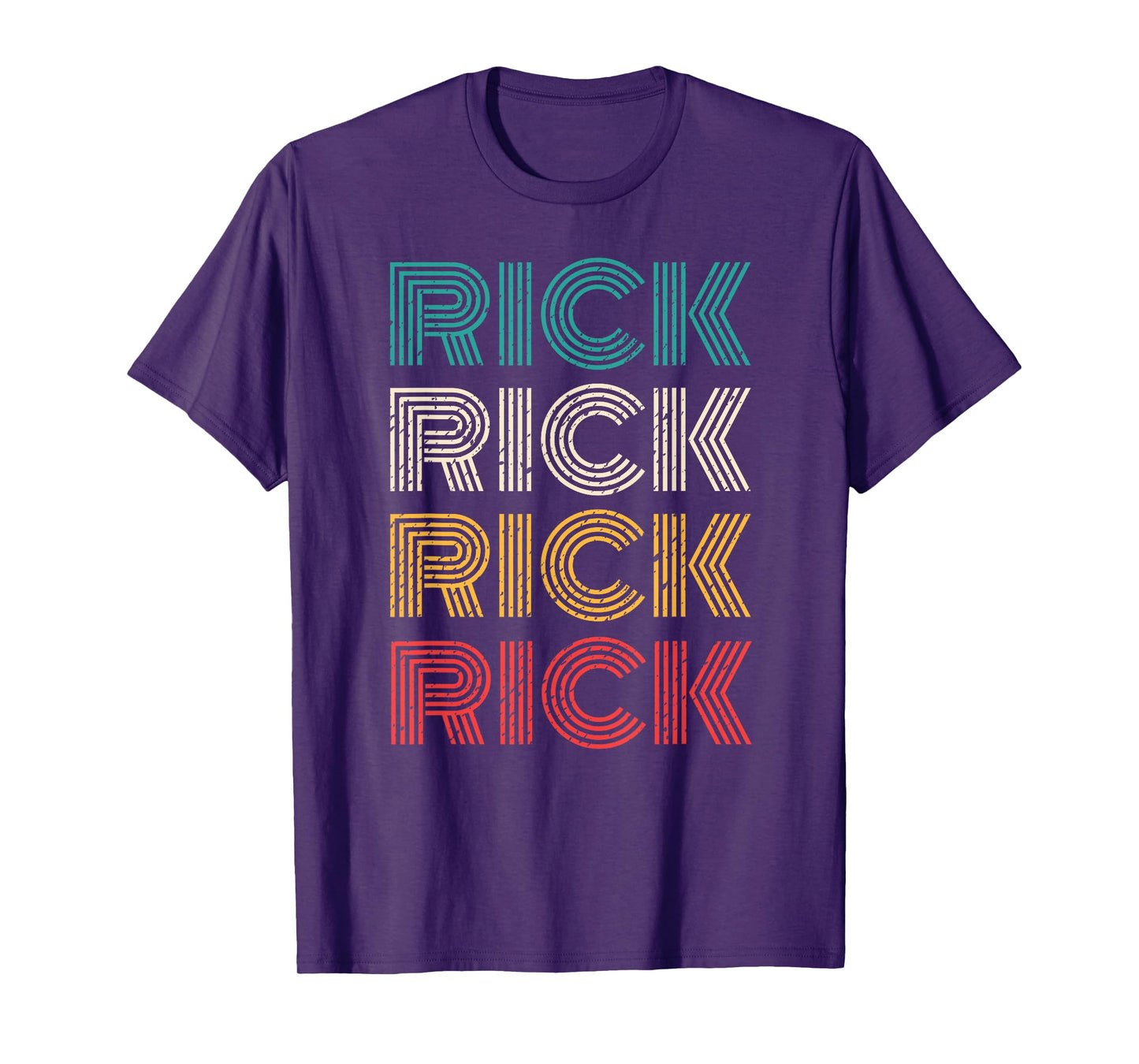 Retro Rick Vintage Distressed 80s Style T-Shirt