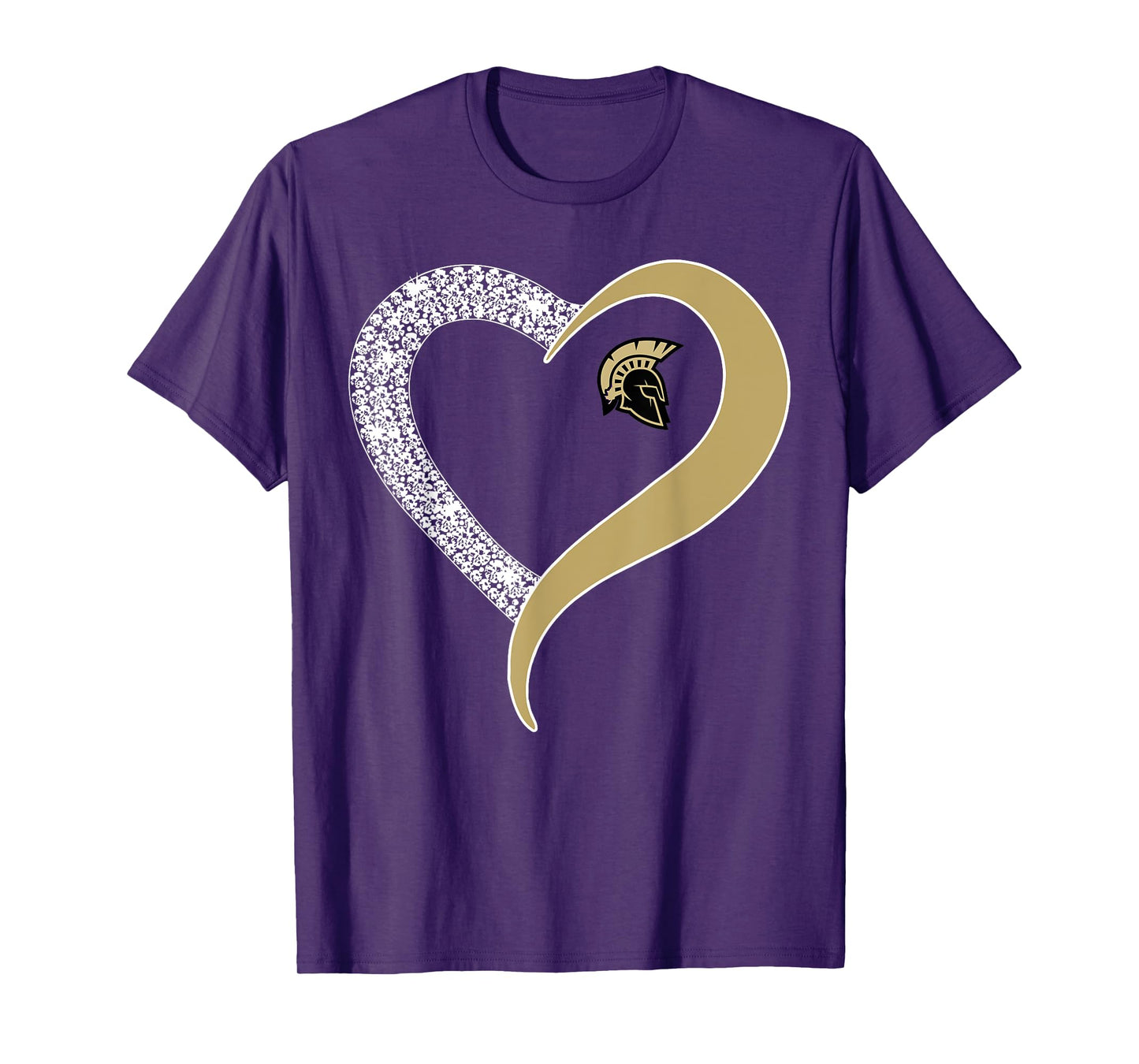 Sycamore Spartans Logo Diamond Heart HS T-Shirt