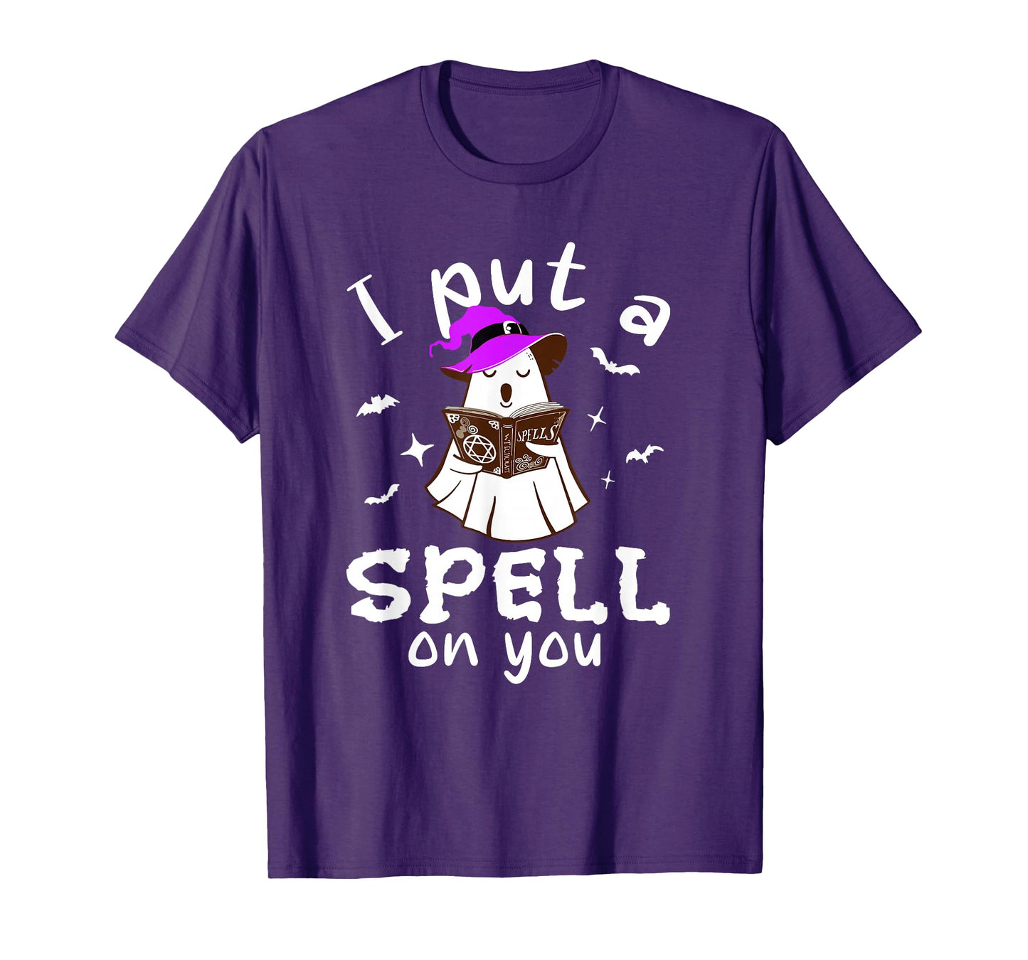 I Put A Spell On You Ghost Halloween T-Shirt