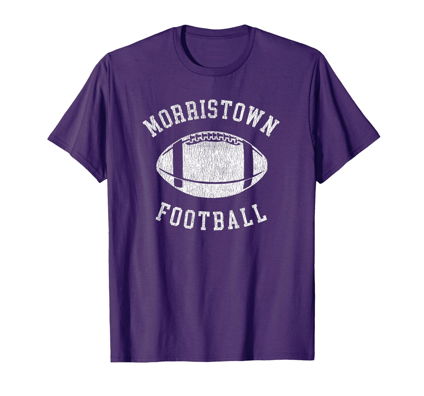 Morristown Football Distressed Vintage 80's Throwback Classi T-Shirt
