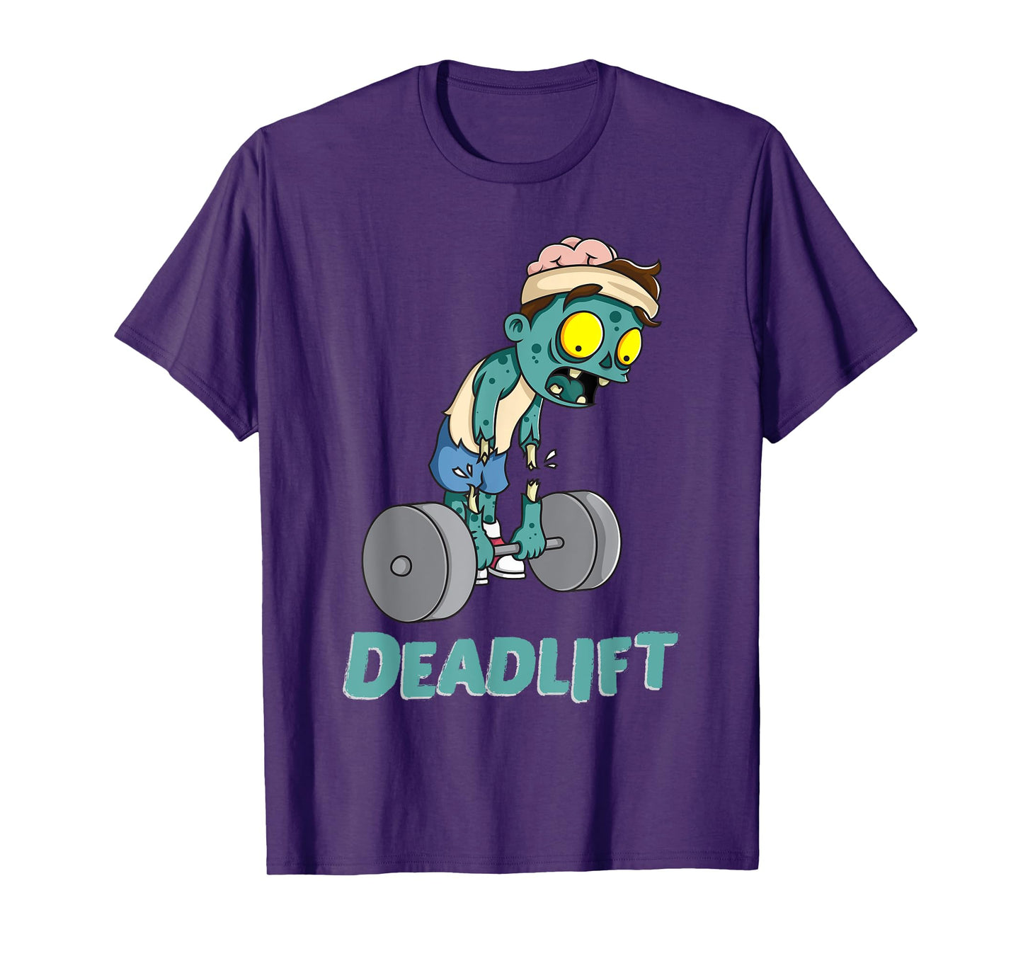 Zombie Workout Shirt Deadlift Gym Fitness Gift For Men Women T-Shirt