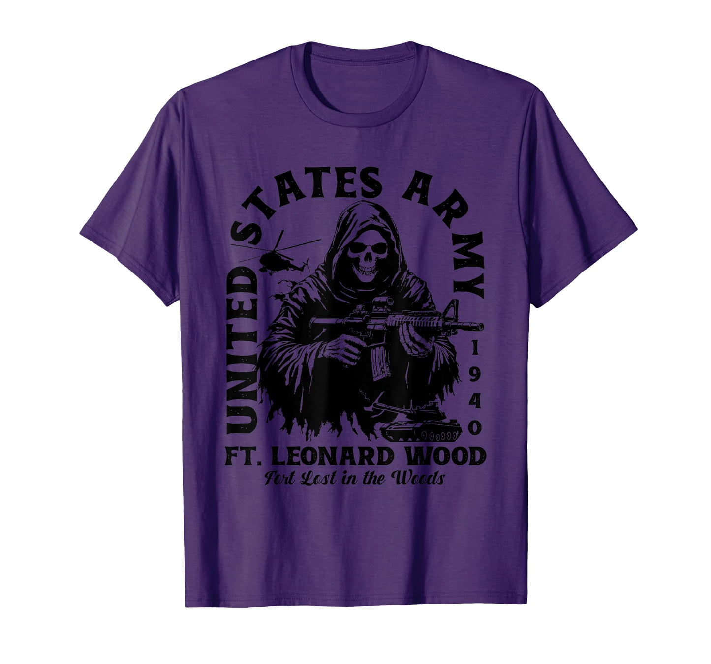 Fort Leonard Wood US Military Base Missouri MO Veteran Gifts T-Shirt