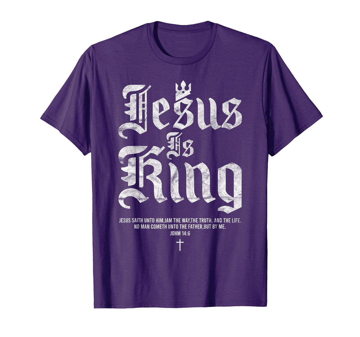 Jesus Is King Christian Faith Men Women T-Shirt