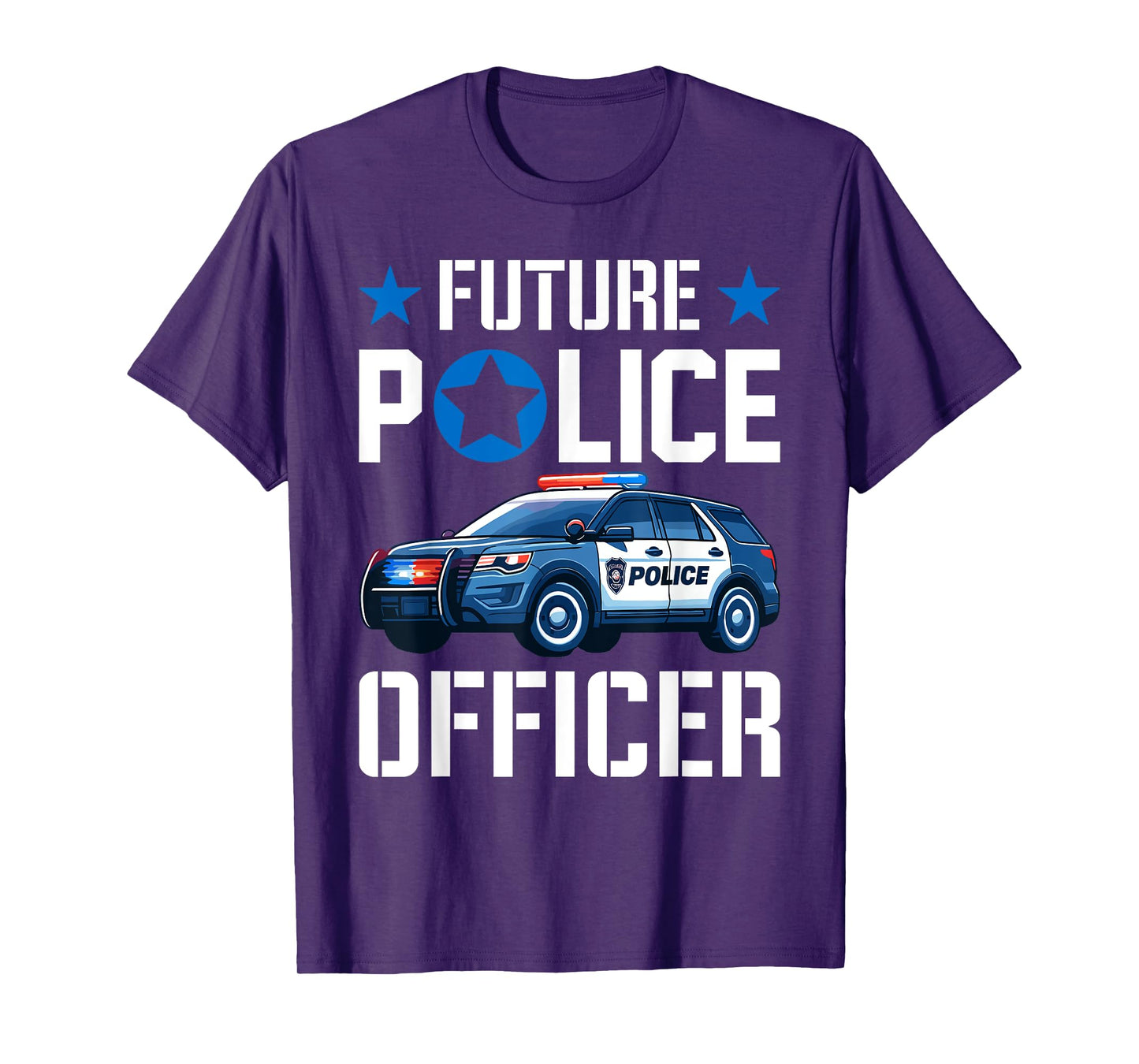 Future Police Officer Cop Boys Kids Toddler birthday boy T-Shirt