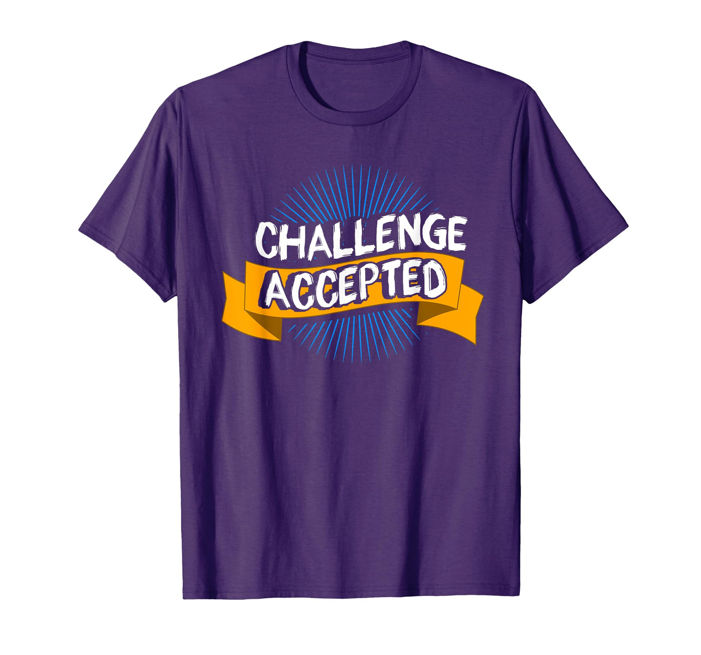 Challenge Accepted Goal Gym Motivation Inspiration T-Shirt