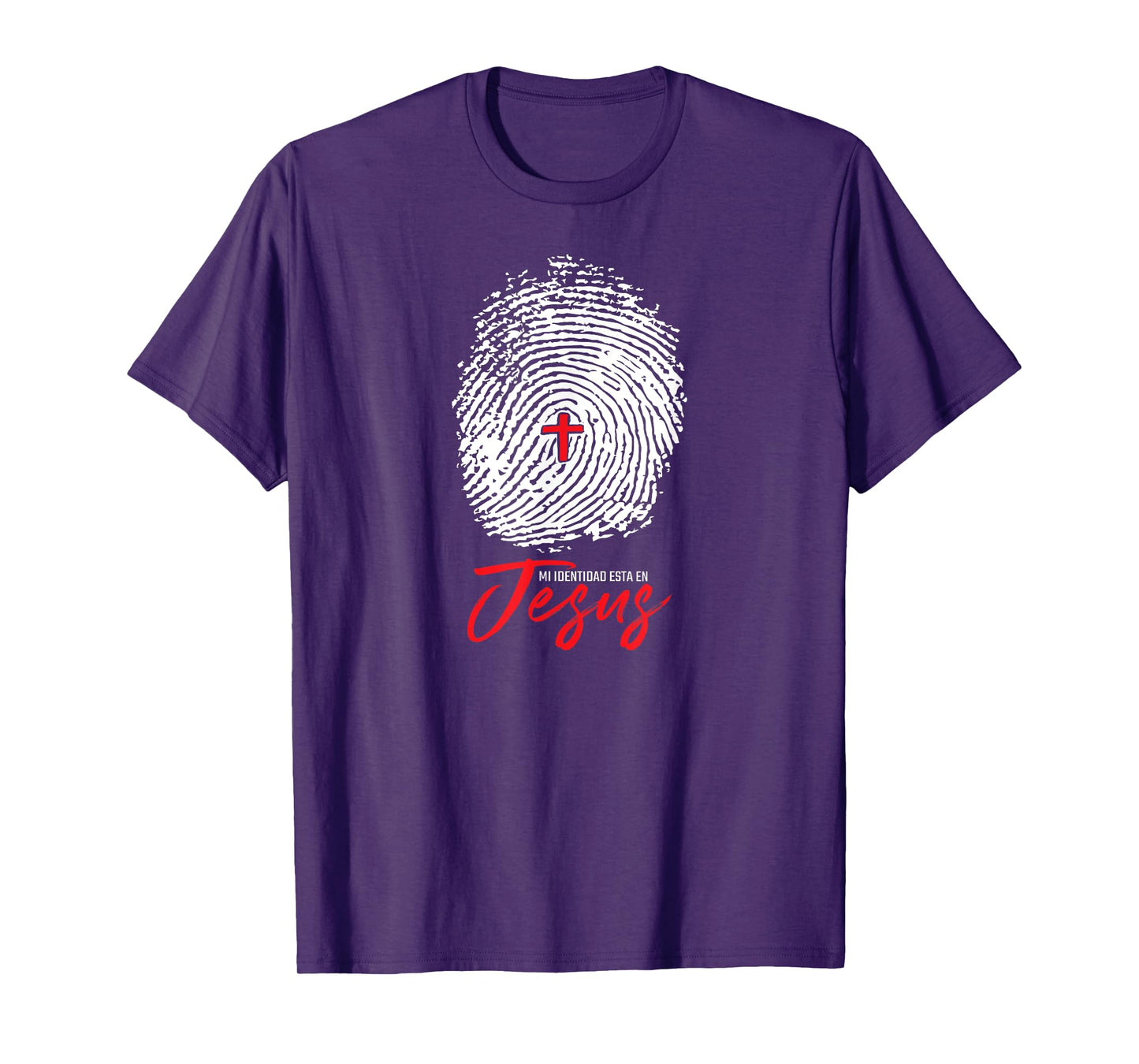 Mi Identidad en Jesus Tshirt Faith Inspirational Tees T-Shirt