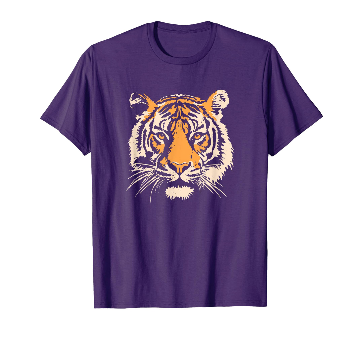 Vintage Tiger Graphic Retro 90s Wild Cat Safari Art for Men T-Shirt