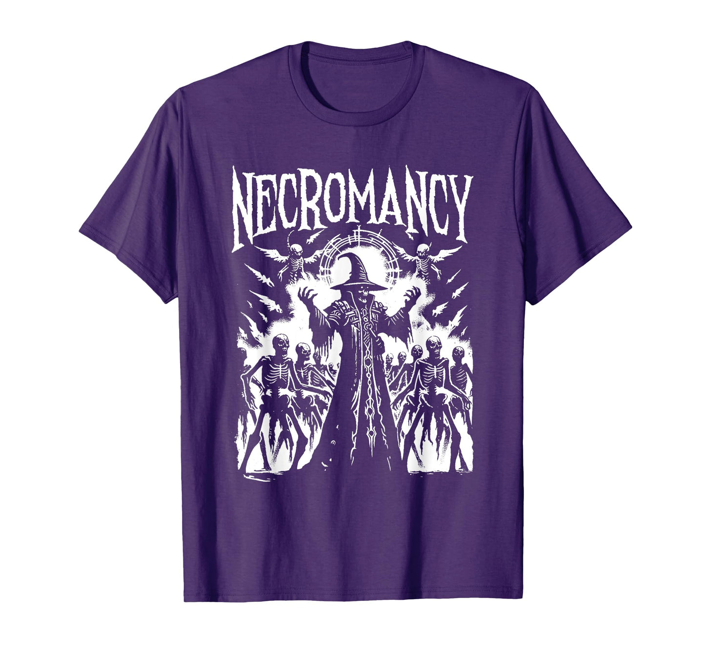 Necromancer - Vintage Creepy Monster Halloween Lover T-Shirt