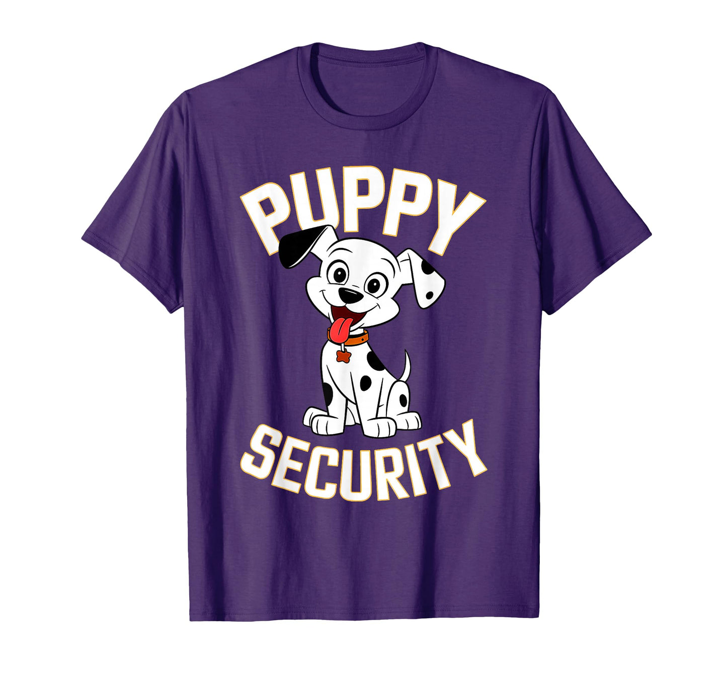 Puppy Security Dog Catcher Costume Dalmatian Halloween T-Shirt