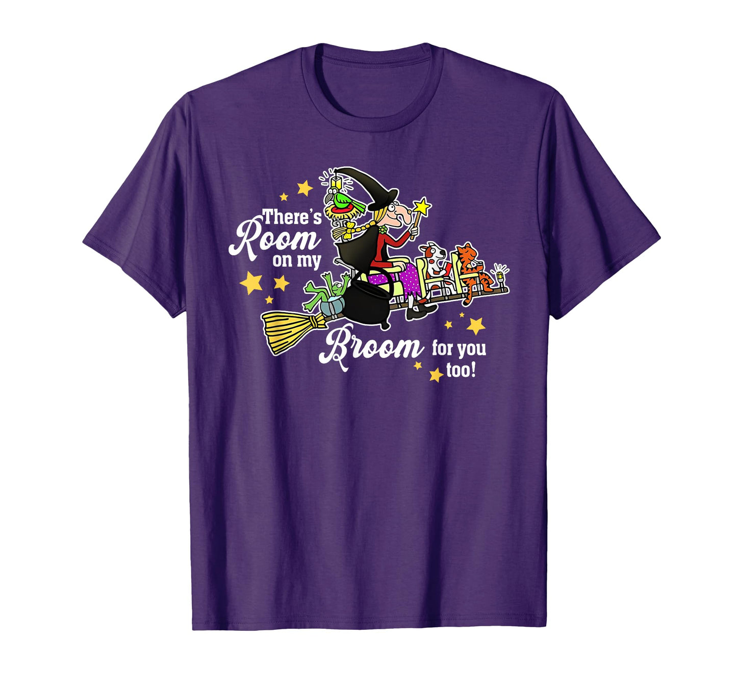 Funny There's Room On My Broom For You Too Teacher Halloween T-Shirt