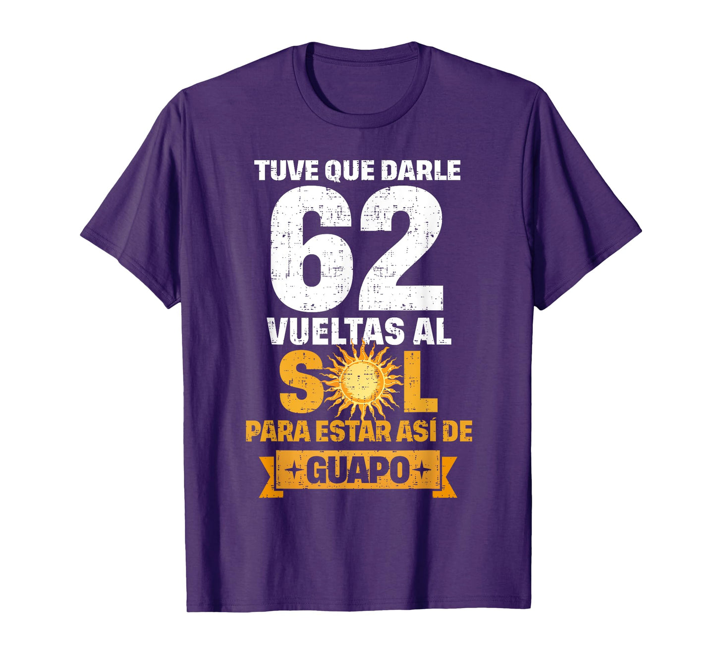 62nd Birthday gift for Men in Spanish Regalo cumpleanos 62 T-Shirt