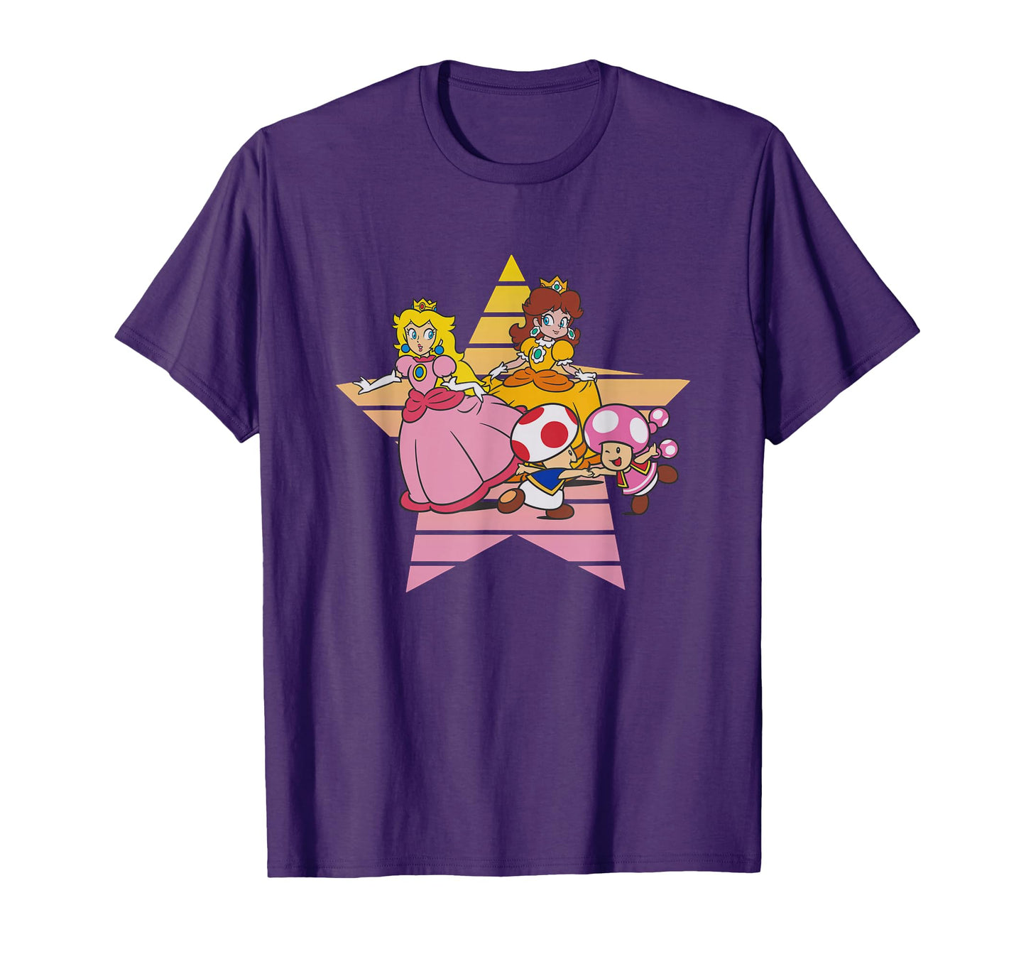 Super Mario Bros Princess Peach & Daisy Star Duo T-Shirt